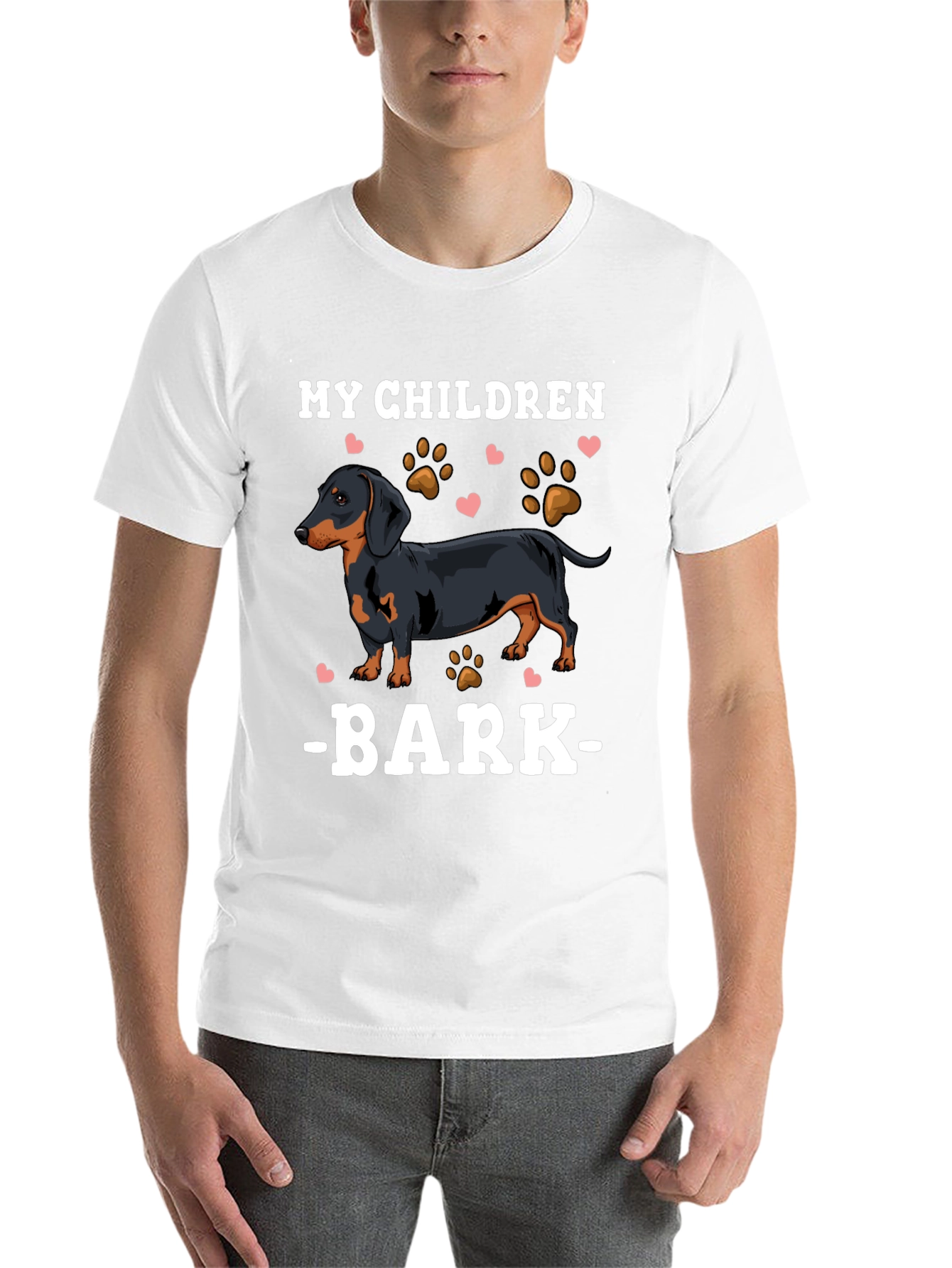 Black My Children Bark Dog Lover T-Shirt view 14