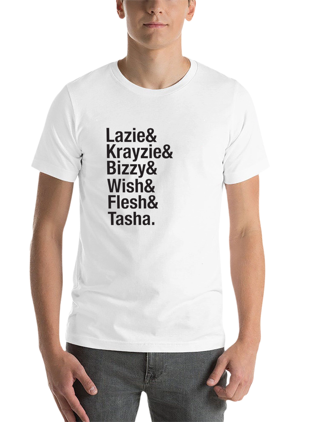 Black Lazie Krayzie Bizzy Wish Flesh Tasha T-Shirt view 14