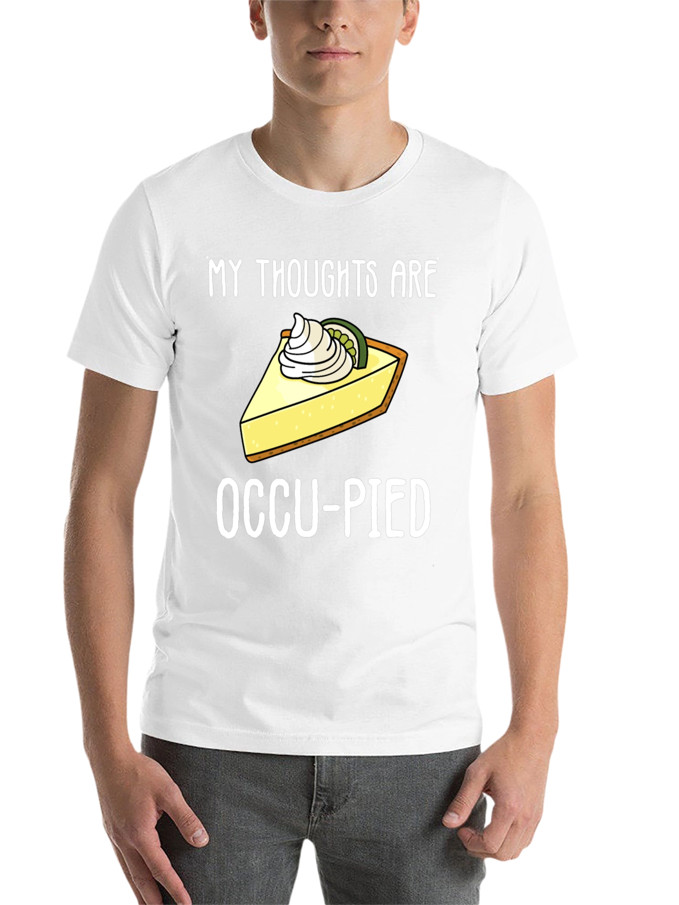 Black Occu-pied Funny Foodie Humor Graphic Tee view 14