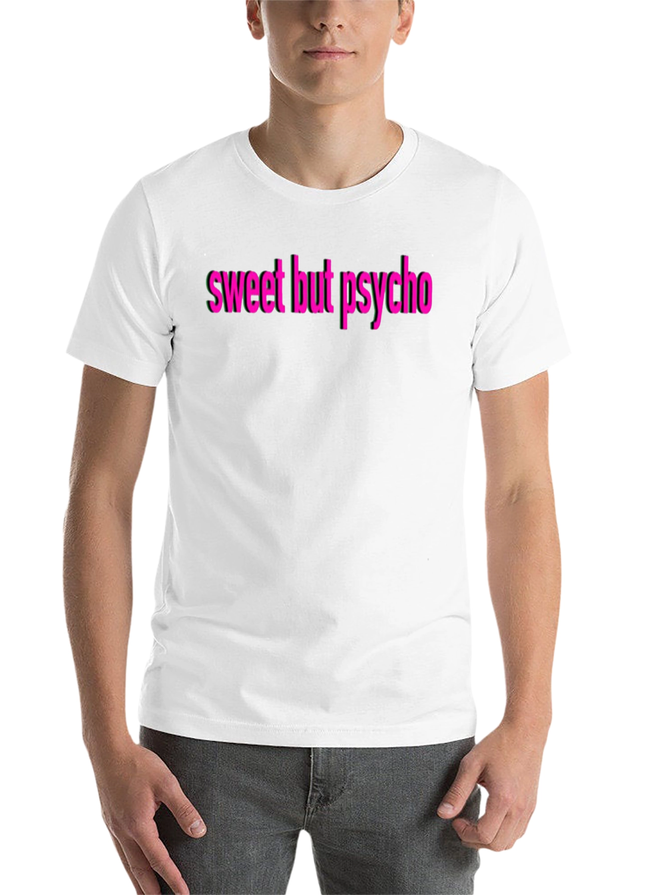 Black Sweet But Psycho Graphic Tee view 14