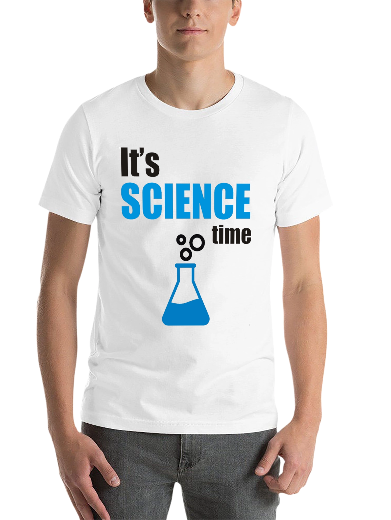Black It's Science Time T-Shirt view 14