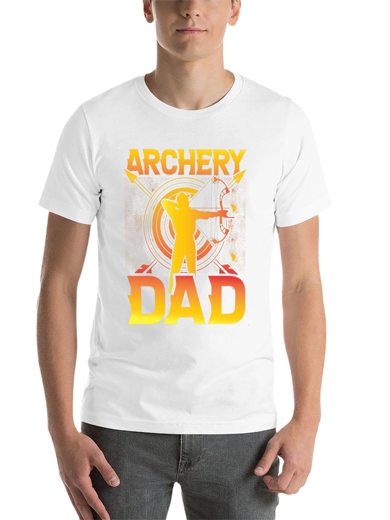 Black Archery Dad Graphic T-Shirt view 14