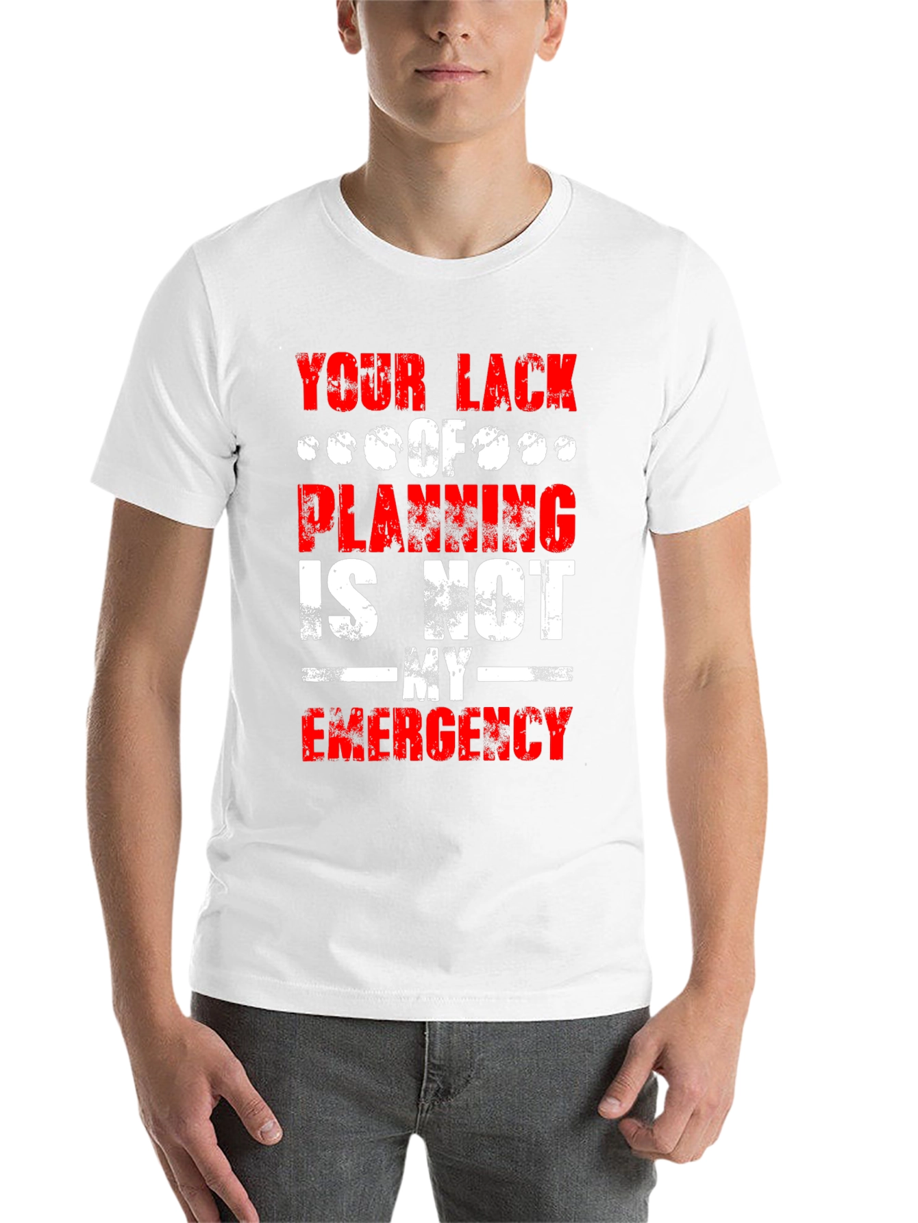 Black Your Lack of Planning Men's T-shirt view 14