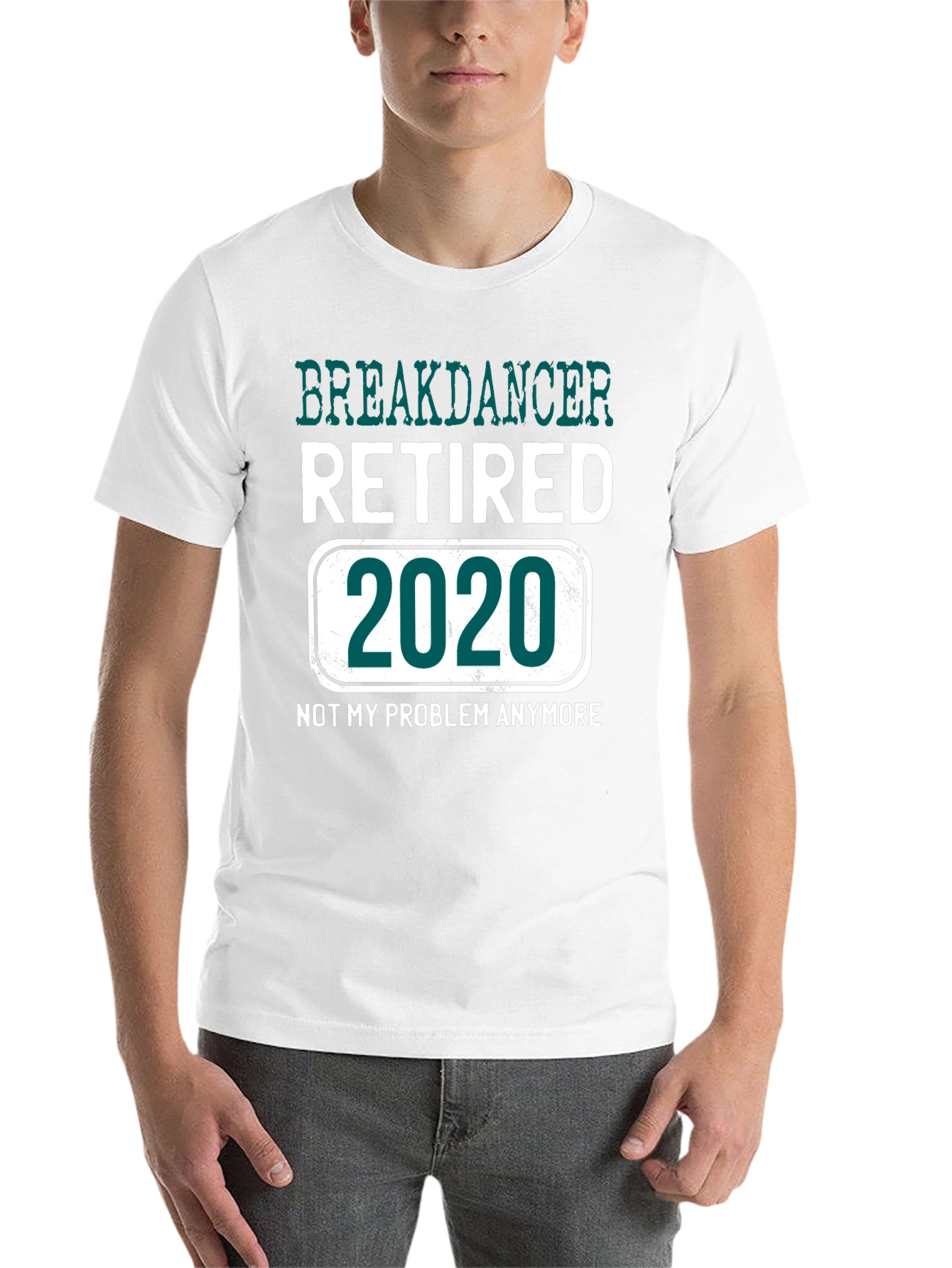 Black Retired Breakdancer 2020 T-Shirt view 14