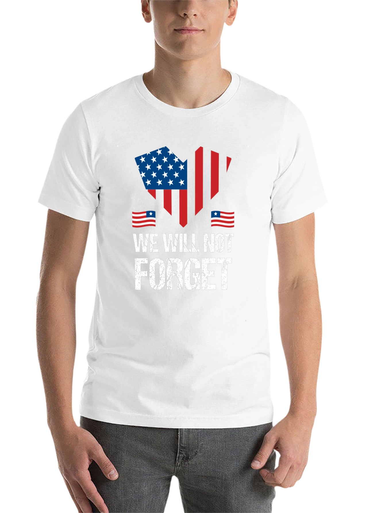 Black We Will Not Forget Patriotic T-Shirt view 14