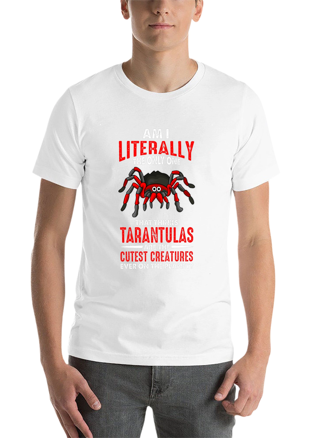 Black Tarantula Lover's Graphic T-Shirt view 14