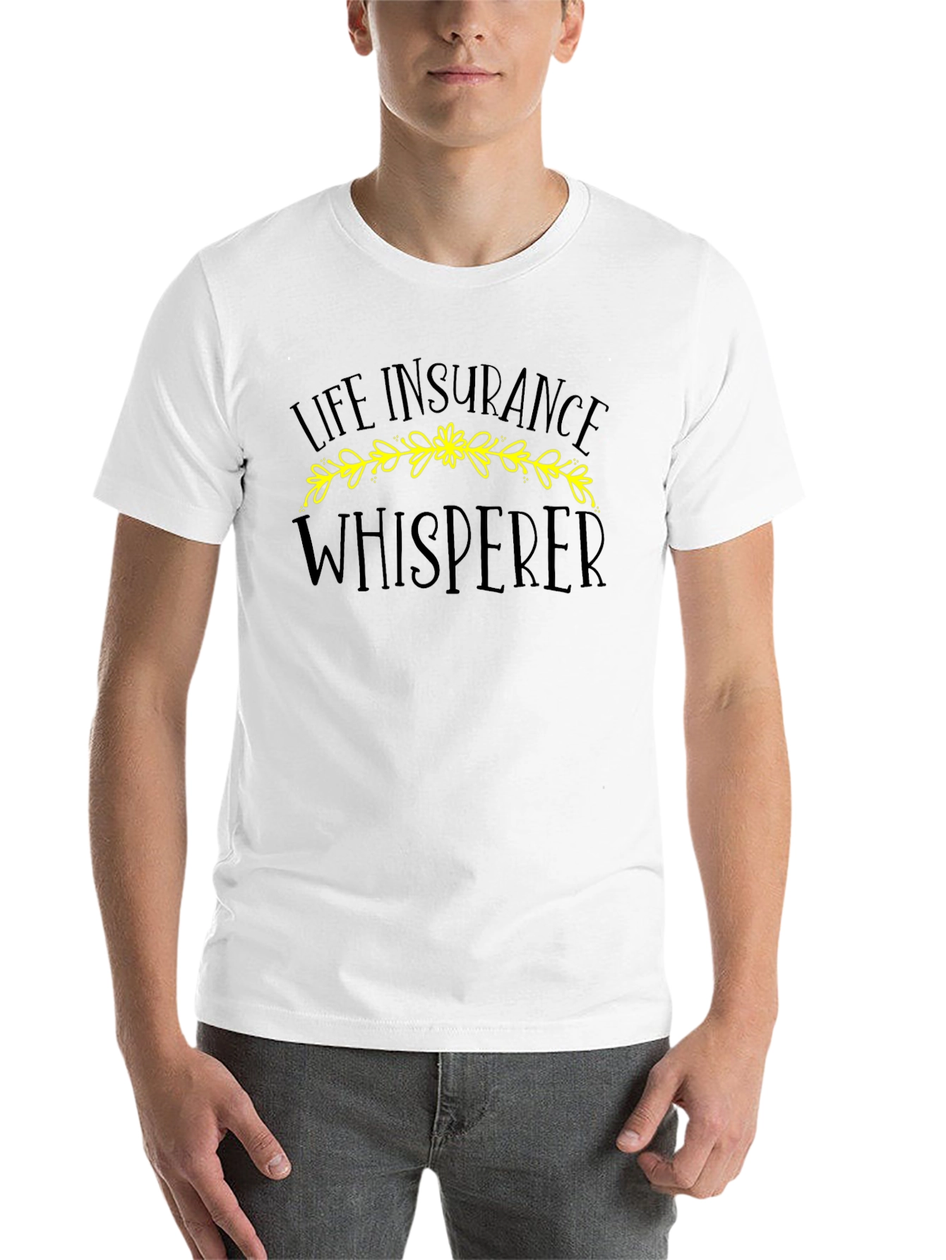Black Life Insurance Whisperer Graphic Tee view 14