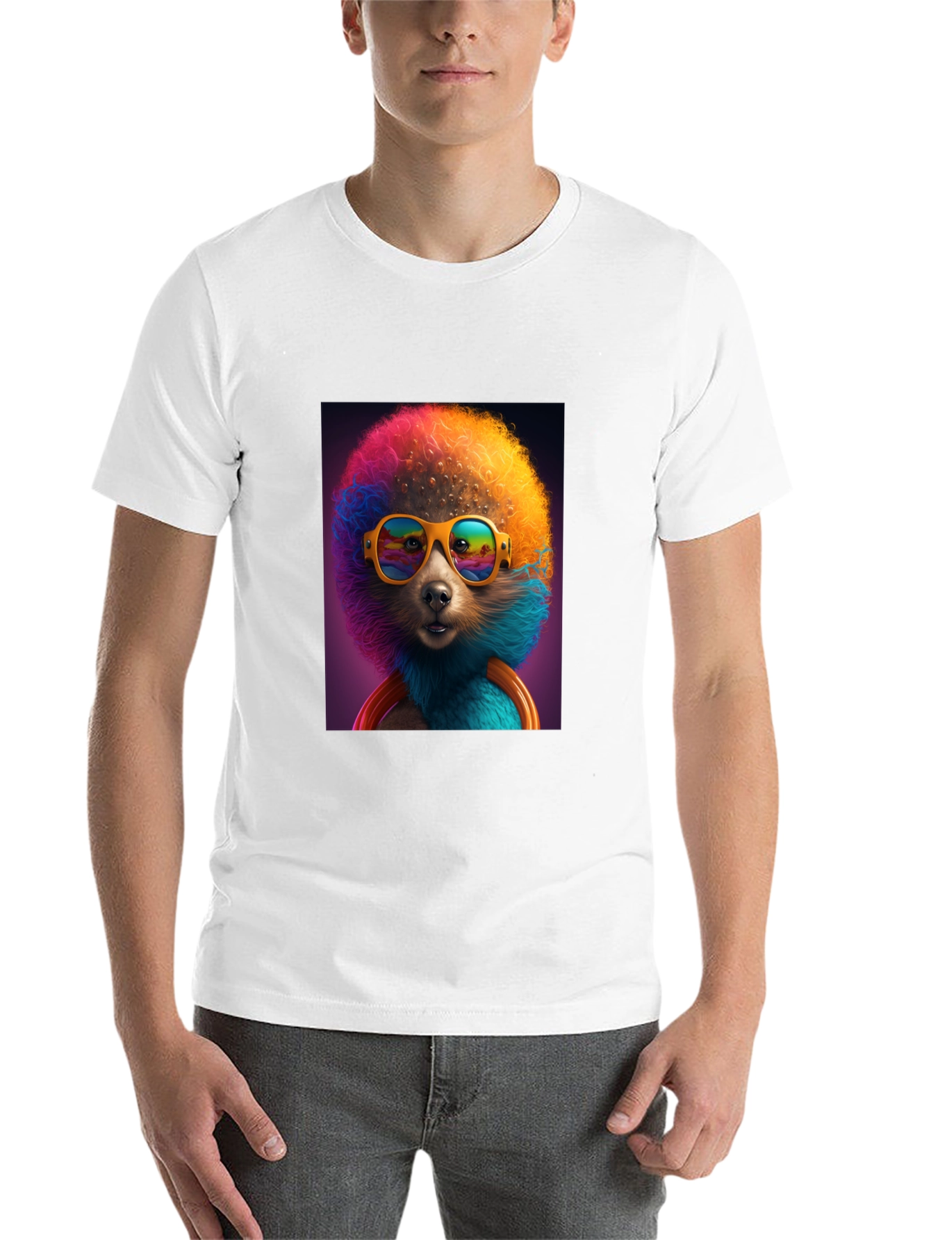 Black Cool Dog Tee: Colorful & Fun view 14