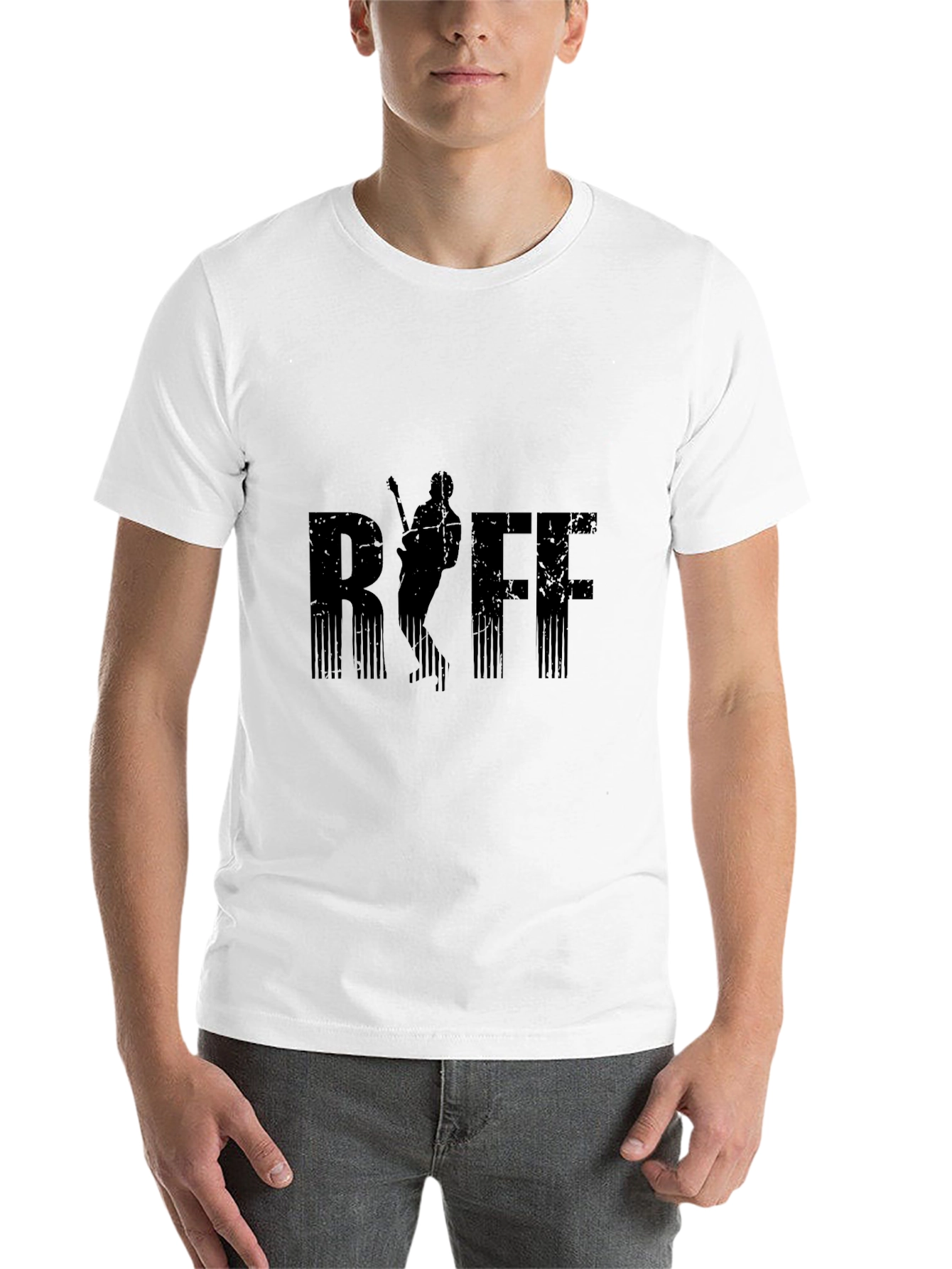 Black Black RSFF Guitarist Graphic T-Shirt view 14
