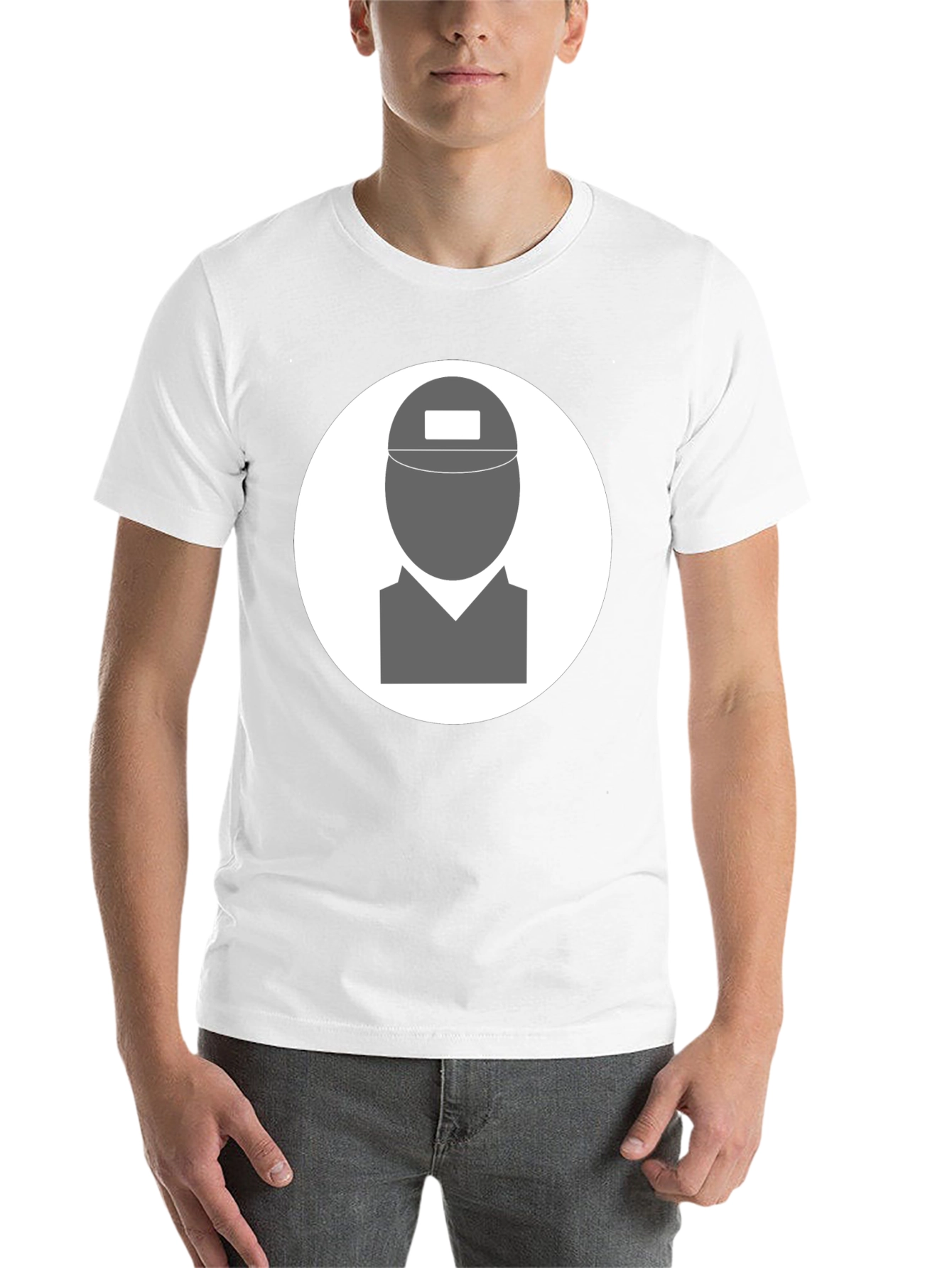 Black Welder Graphic T-Shirt - Black Crew Neck Tee view 14