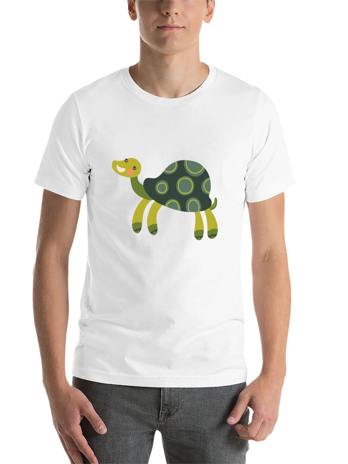 Black Cute Turtle Graphic T-Shirt view 14
