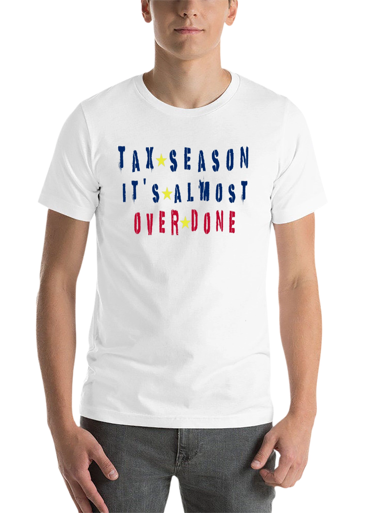 Black Tax Season Almost Over Done T-Shirt view 14