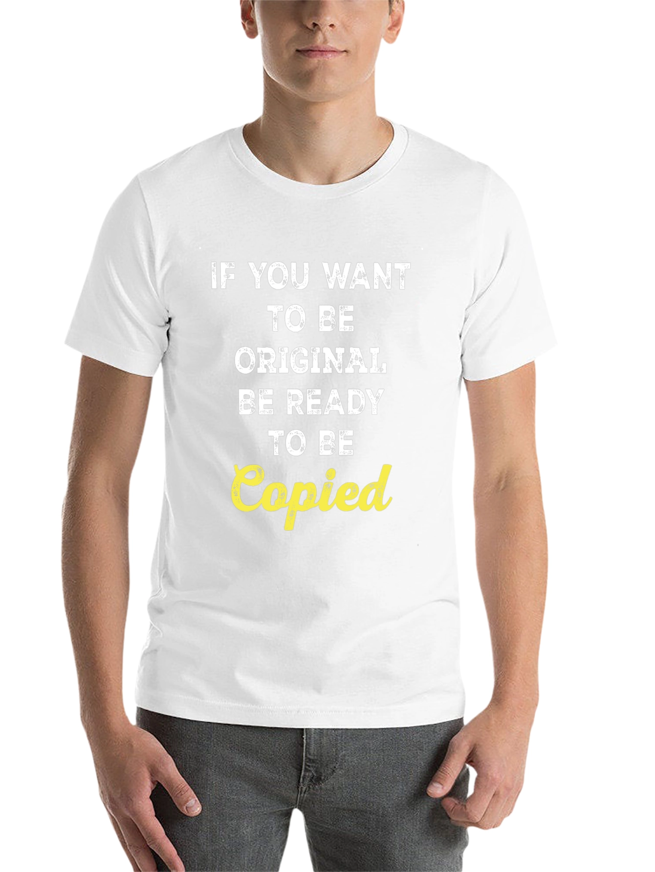 Black Originality T-Shirt - Be Ready to Be Copied view 14
