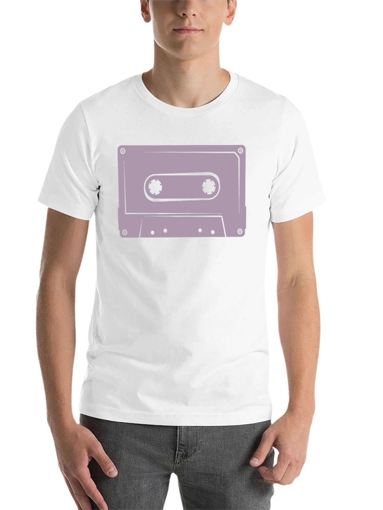 Black Retro Cassette Tape Graphic Tee - Black view 14