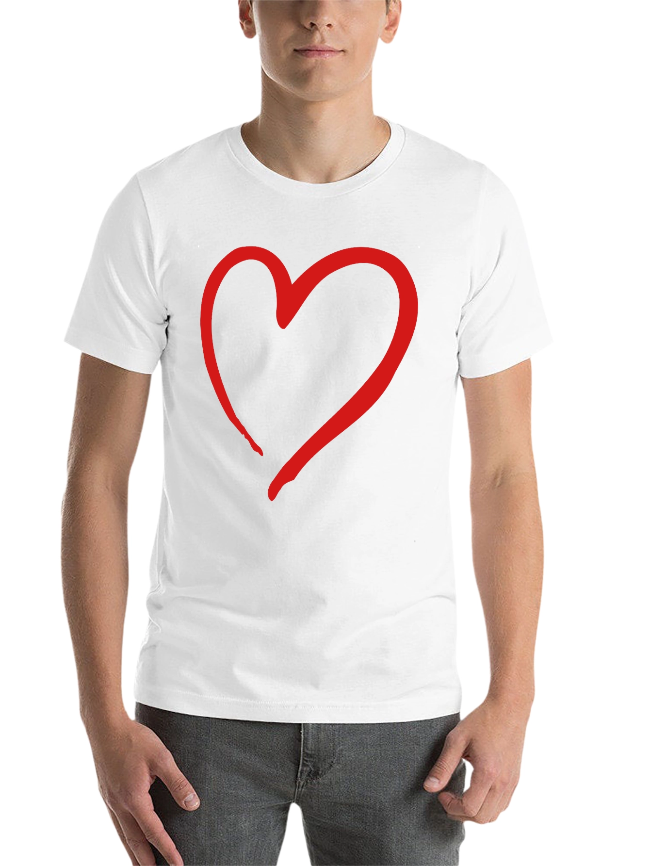 Black Heart Graphic Black T-Shirt | Stylish Casual Tee view 14
