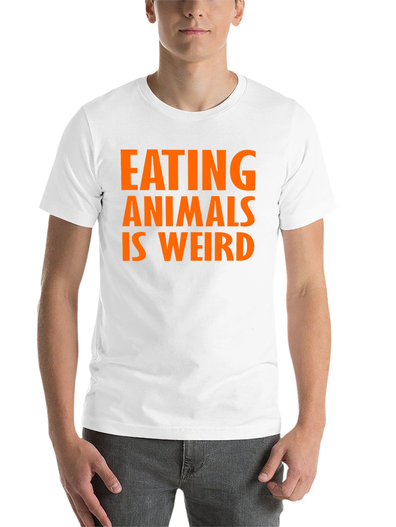 Black Eating Animals is Weird - Graphic Tee view 14