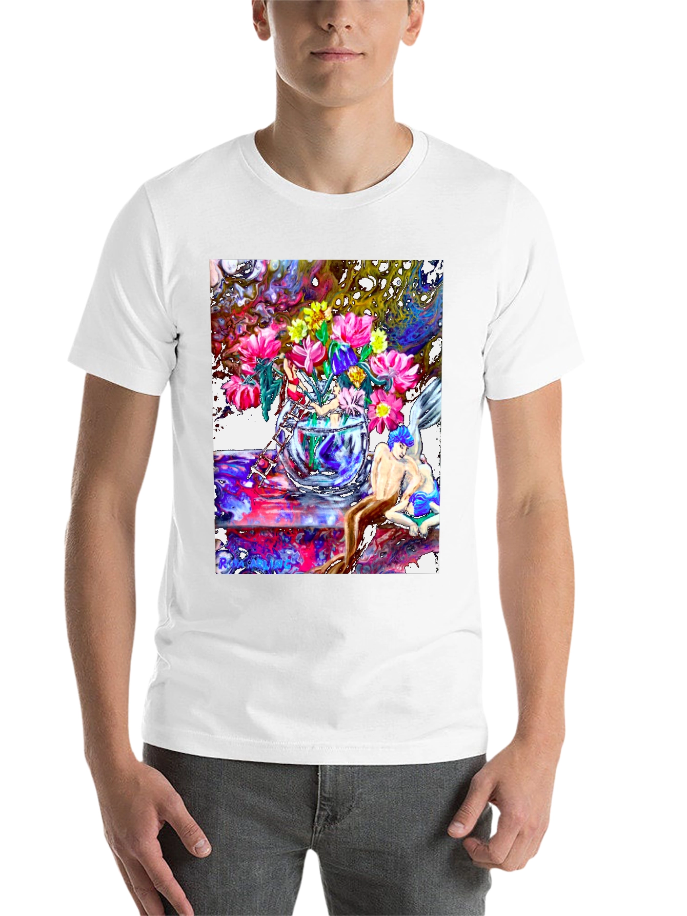 Black Floral Fairytale T-Shirt view 14