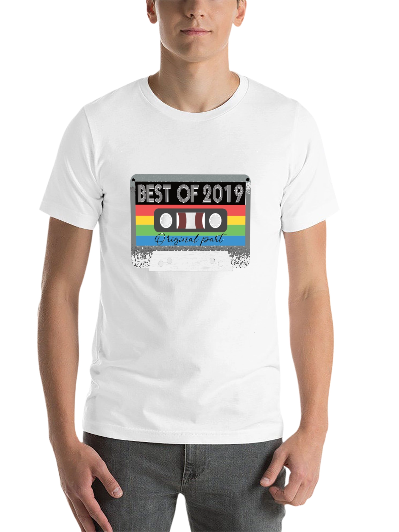 Black Best of 2019 Cassette Tape Graphic T-Shirt view 14