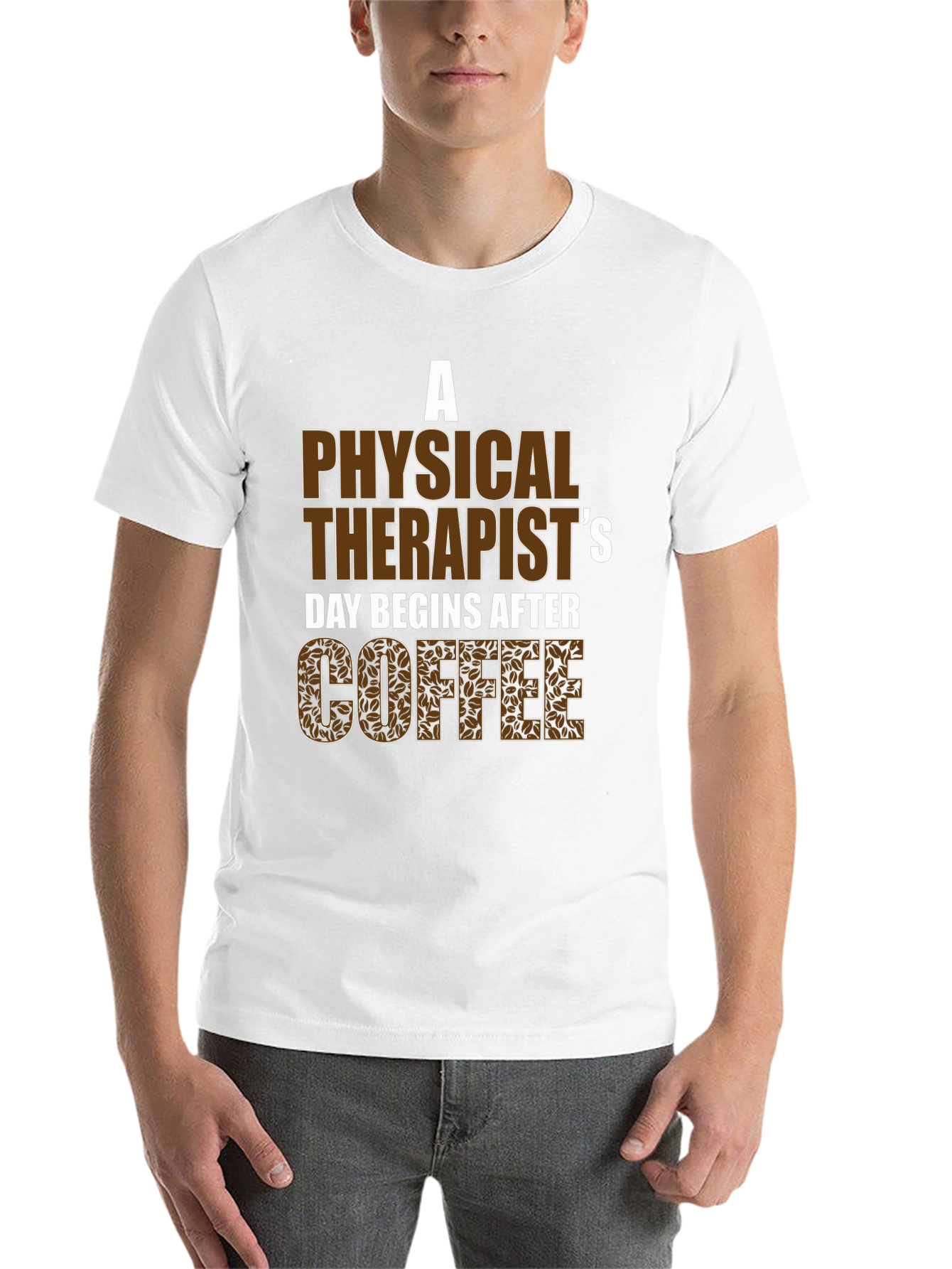 Black Physical Therapist Coffee T-Shirt view 14