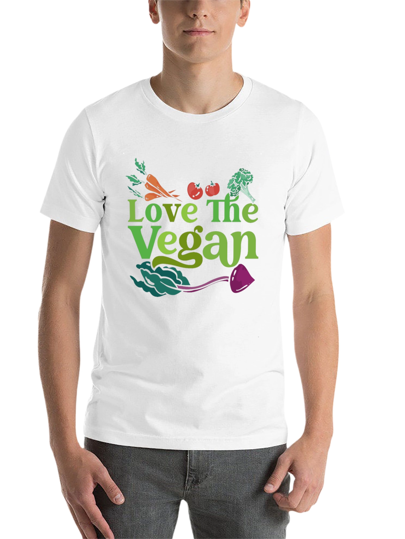 Love The Vegan Graphic T-Shirt - 14