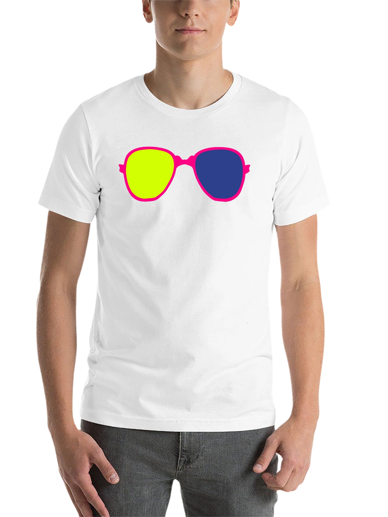 Retro Sunglasses Graphic Tee - Novelty Design - 14