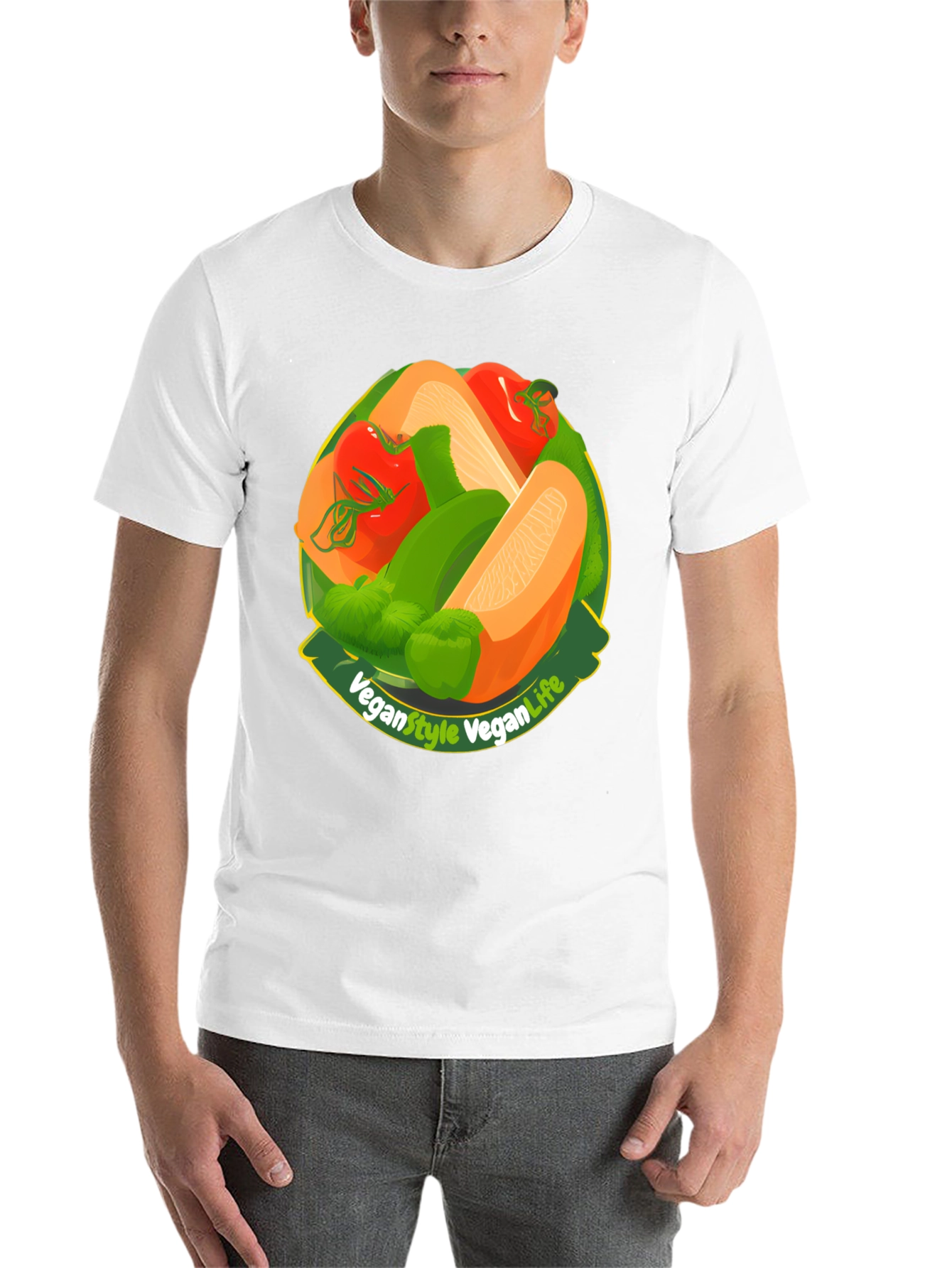 Black Vegan Style Vegan Life T-Shirt view 14