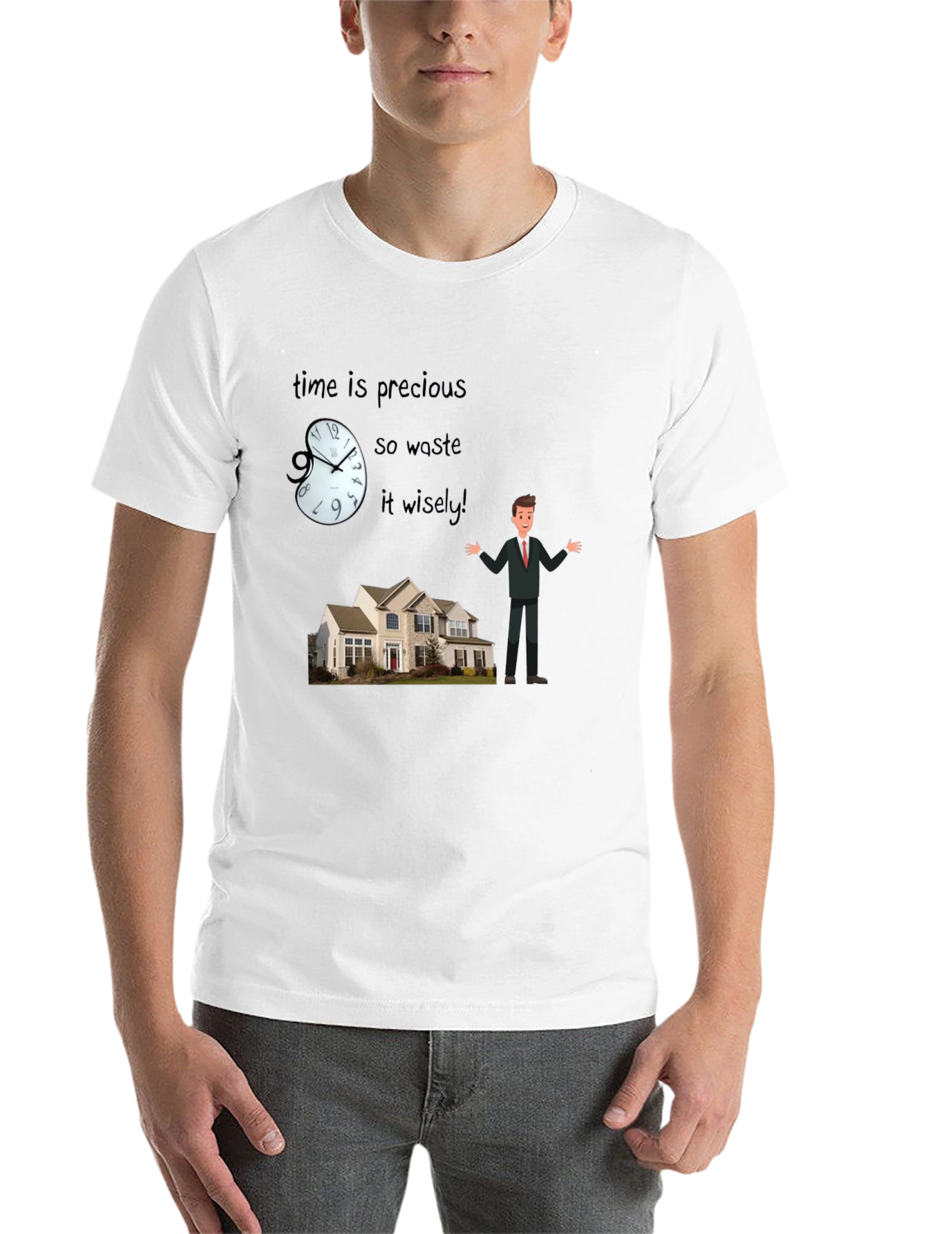 Black Time is Precious T-Shirt view 14