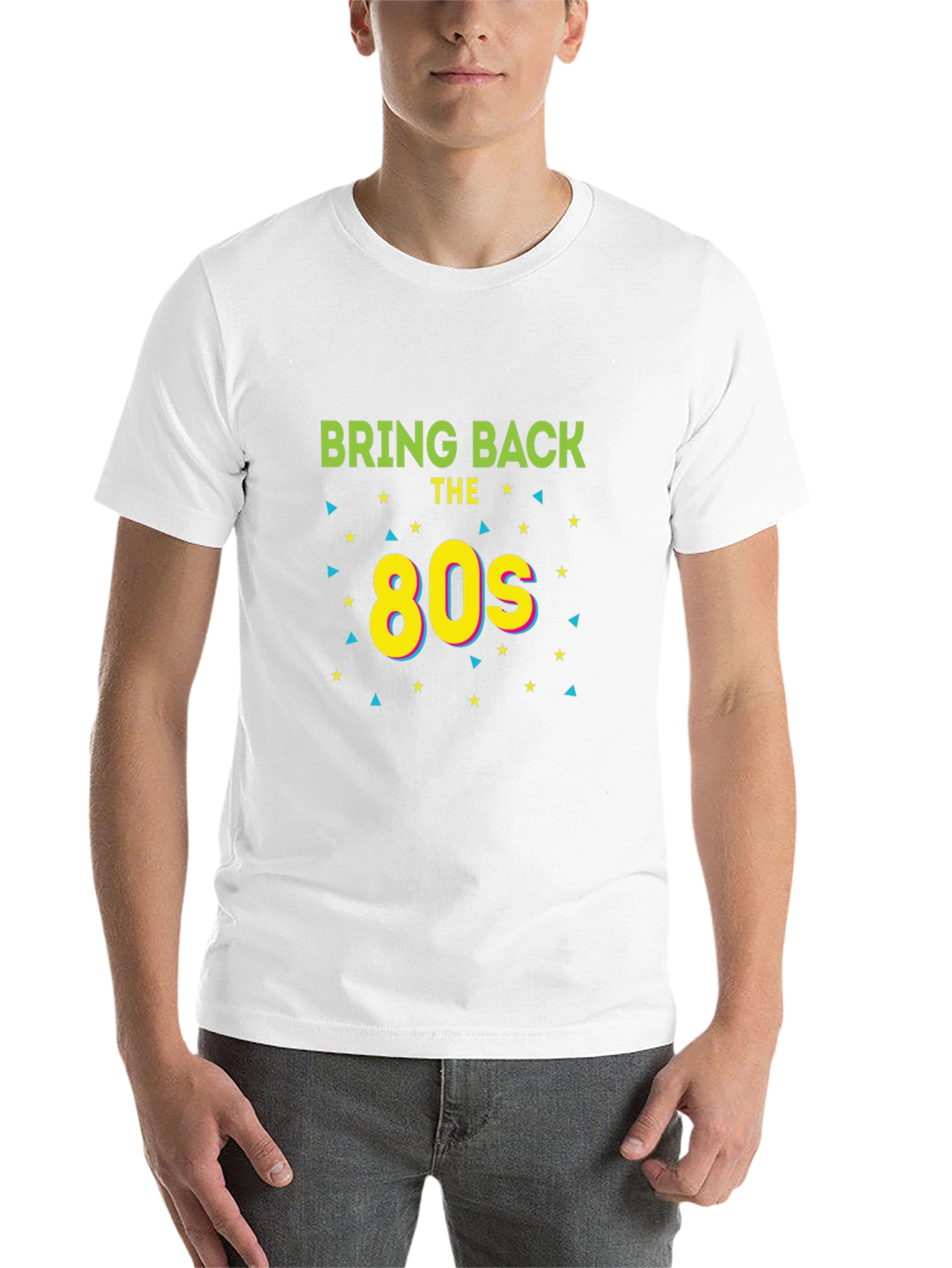 Black Retro 80s Graphic T-Shirt - Bring Back the 80s Tee view 14