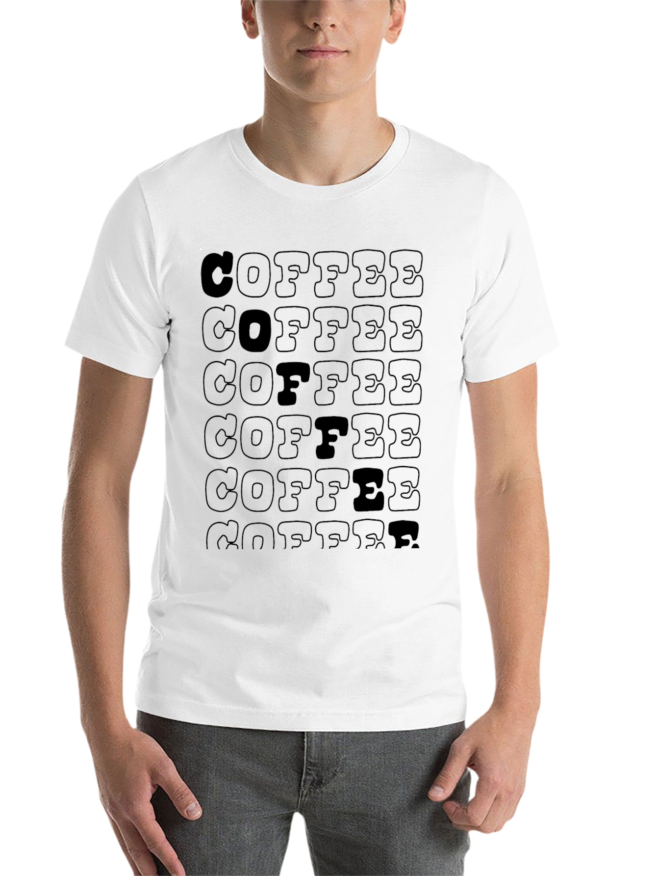Black Coffee Lover T-Shirt - Retro Design view 14