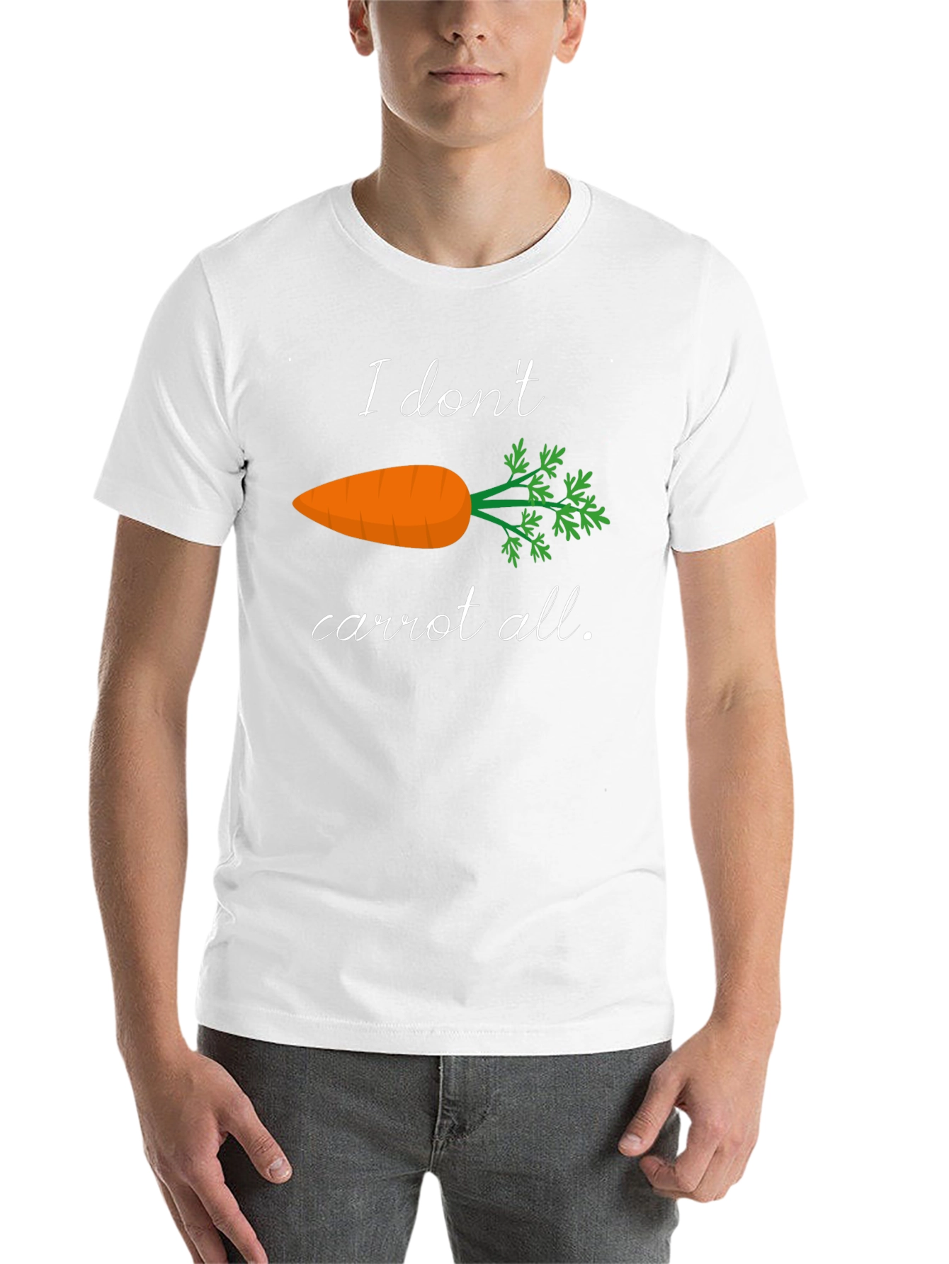Black I Don't Carrot All T-Shirt Funny Foodie Tee view 14
