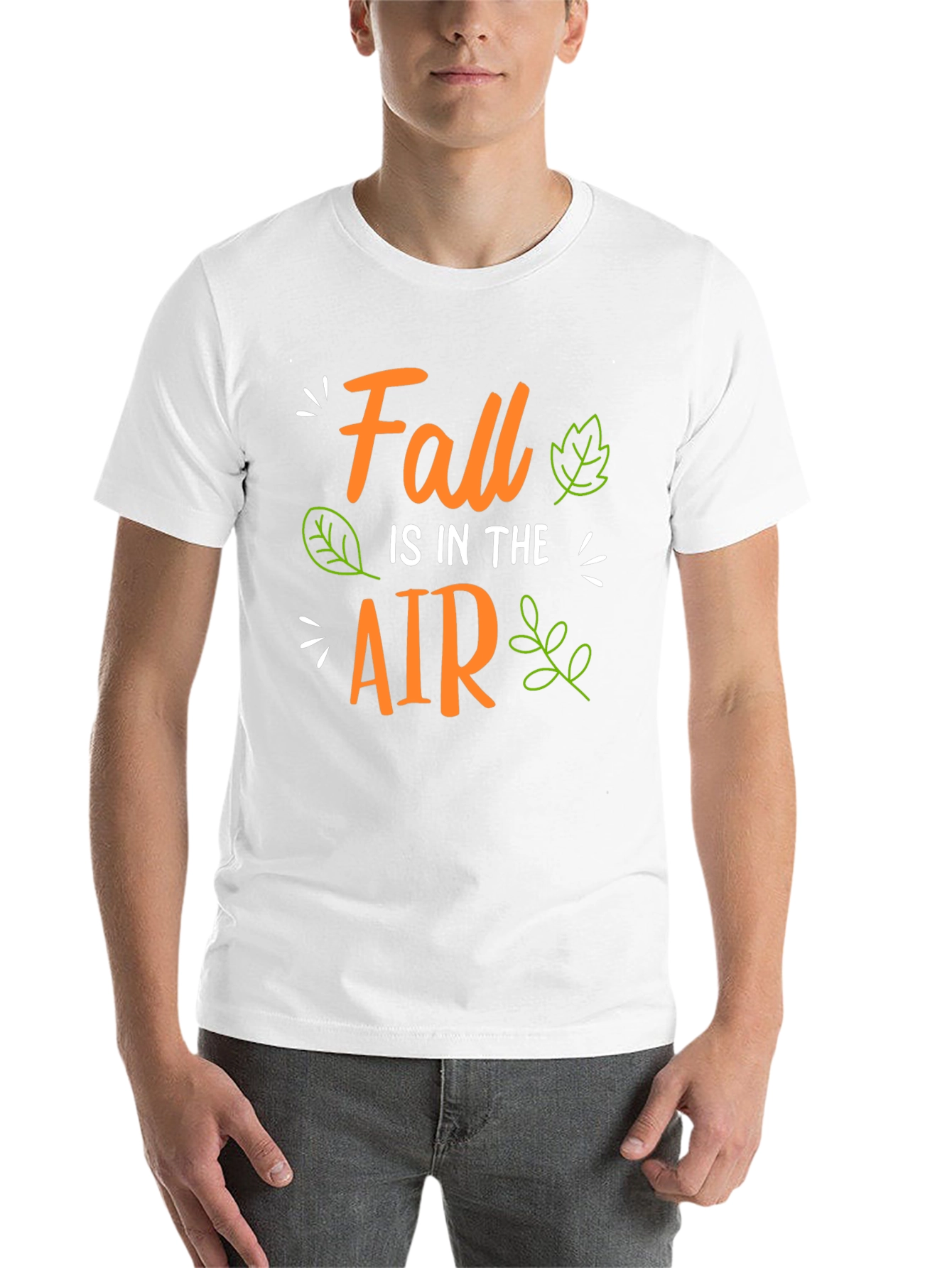 Black Fall Is In The Air Graphic Tee view 14