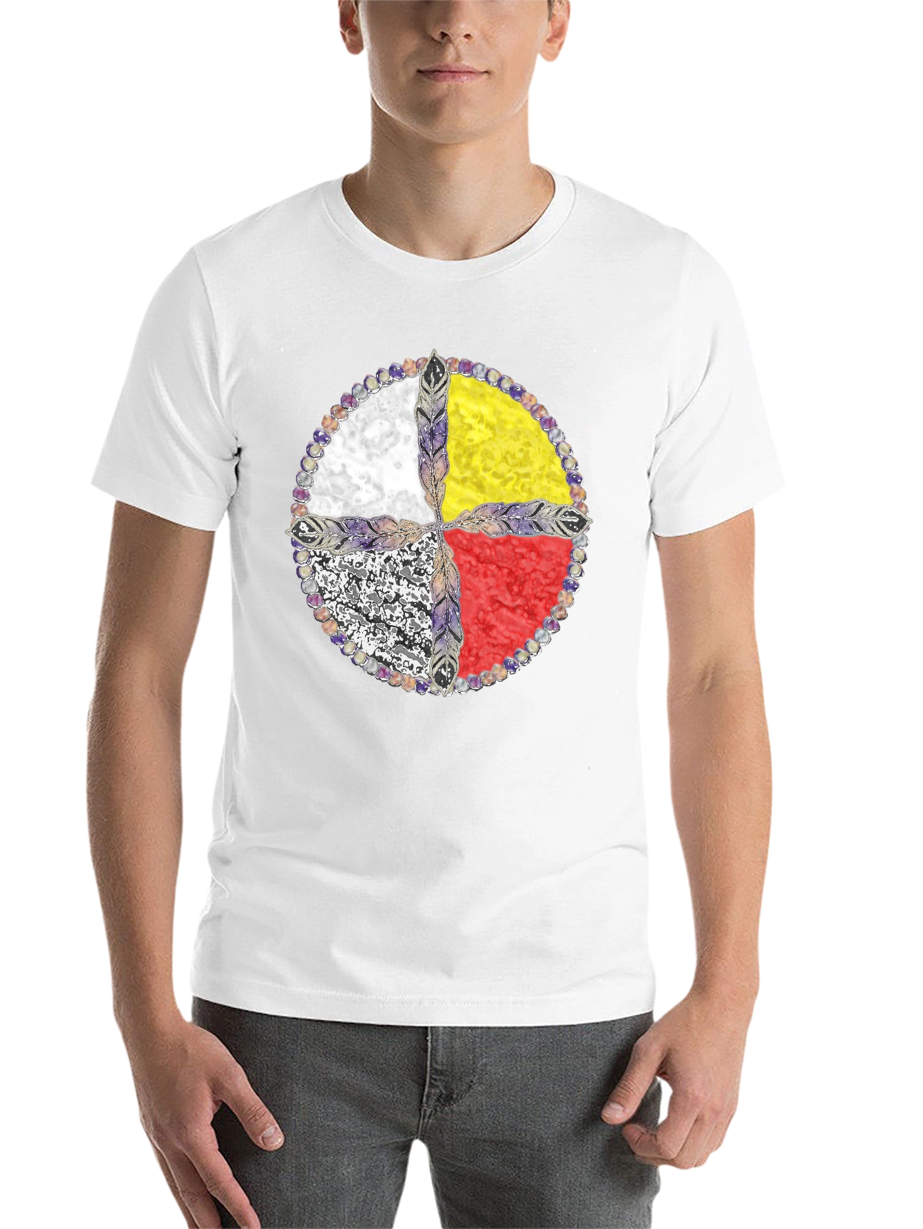 Medicine Wheel T-Shirt - Native American Design - 14