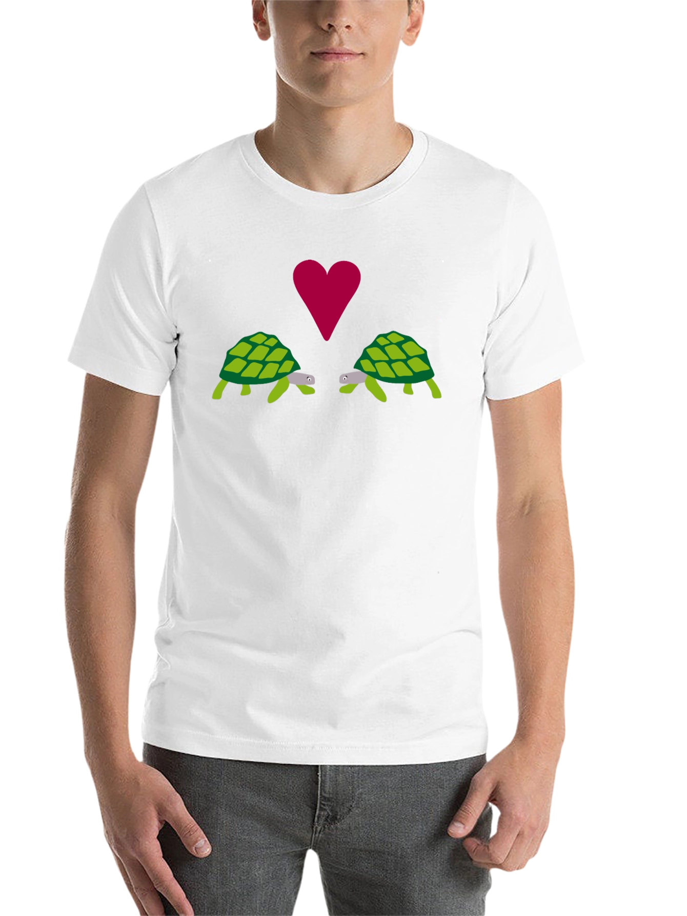 Black Turtle Love Graphic Tee - Soft Cotton Blend view 14