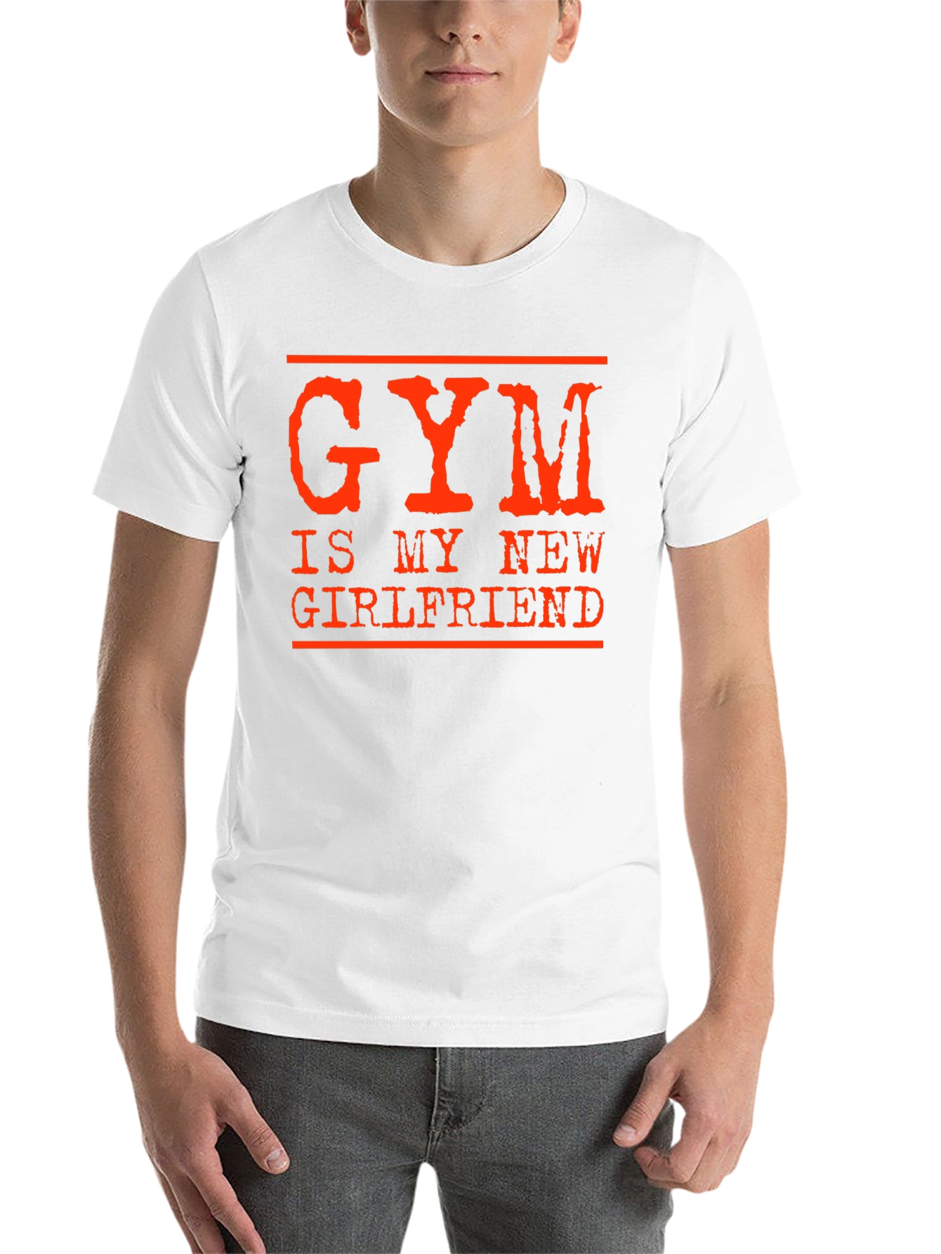 Black Gym is My New Girlfriend Graphic Tee view 14