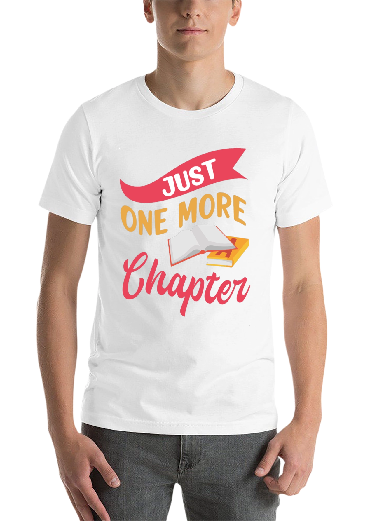 Black Just One More Chapter T-Shirt view 14