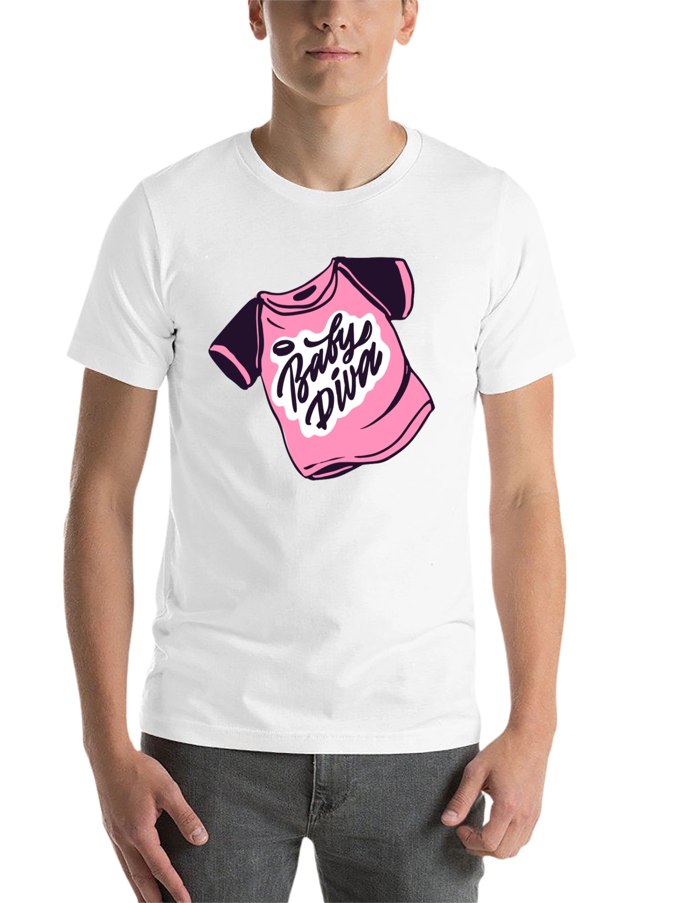 Baby Diva Graphic Tee - Stylish & Comfortable - 14