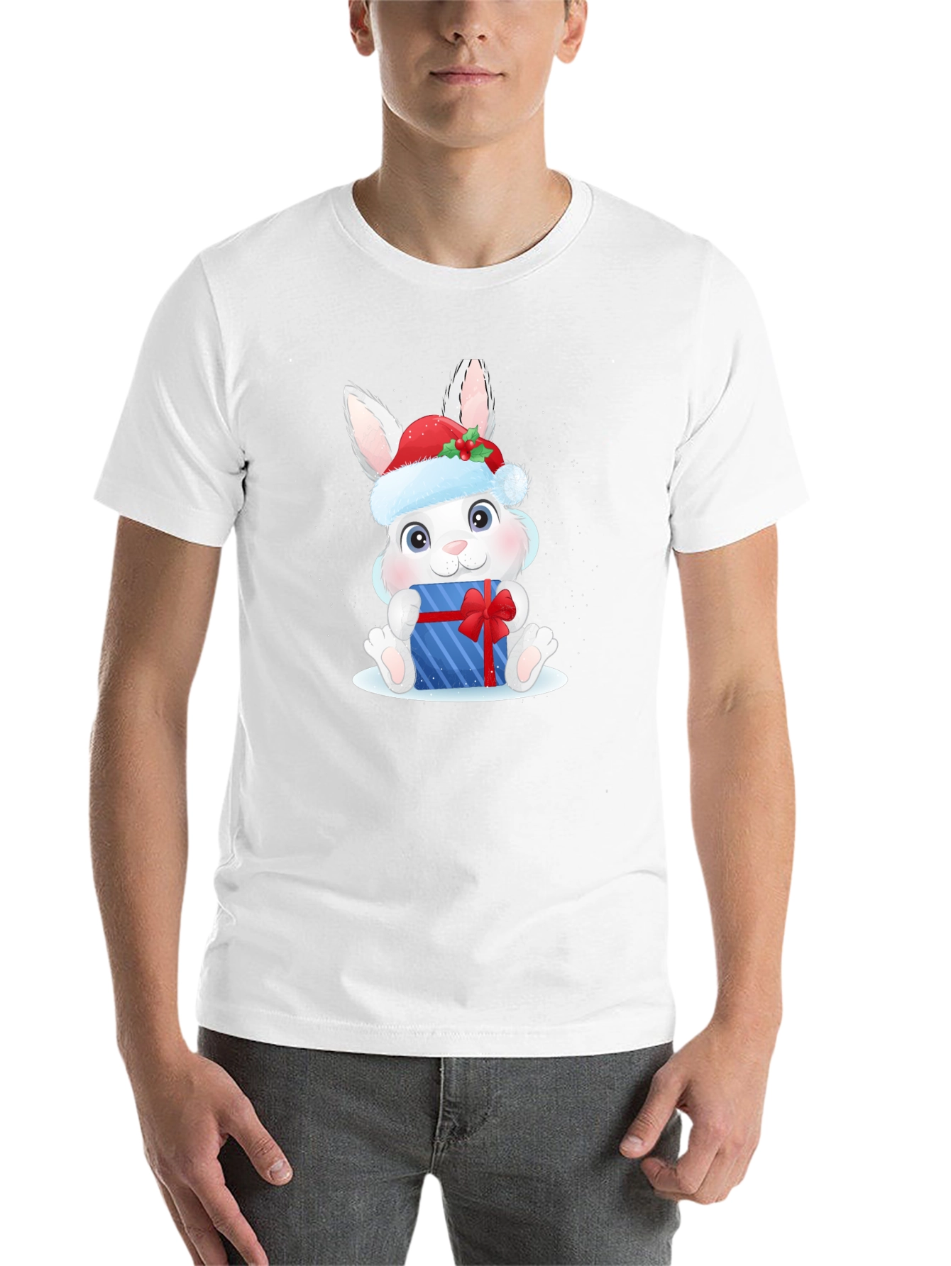 Black Festive Bunny T-Shirt view 14