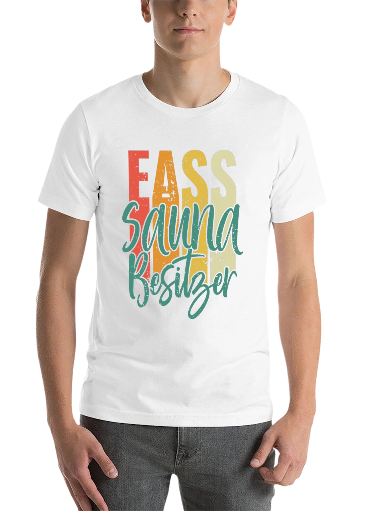 Black Fass Sauna Besitzer T-Shirt view 14