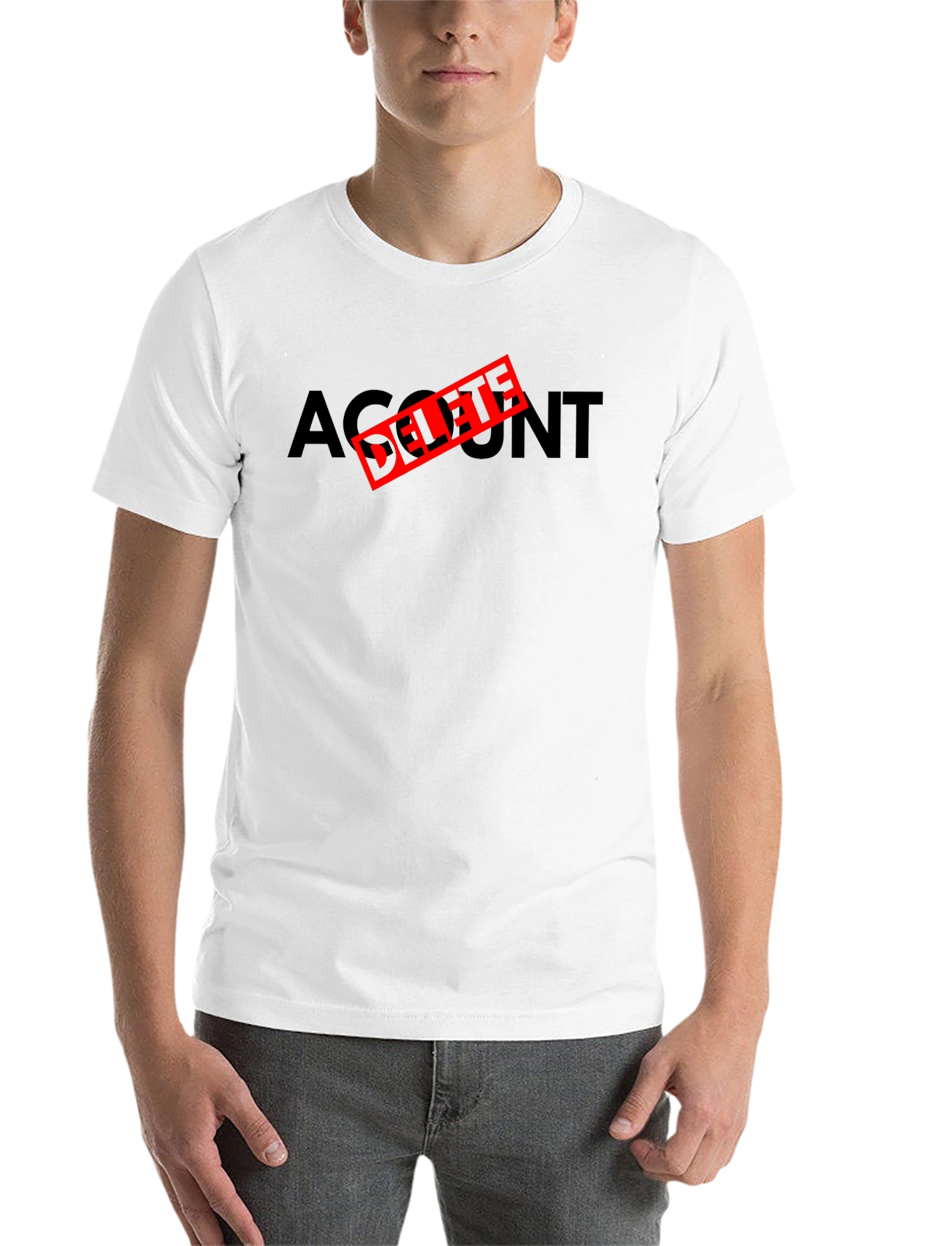 Black Account Delete Black T-Shirt - Anti Social view 14