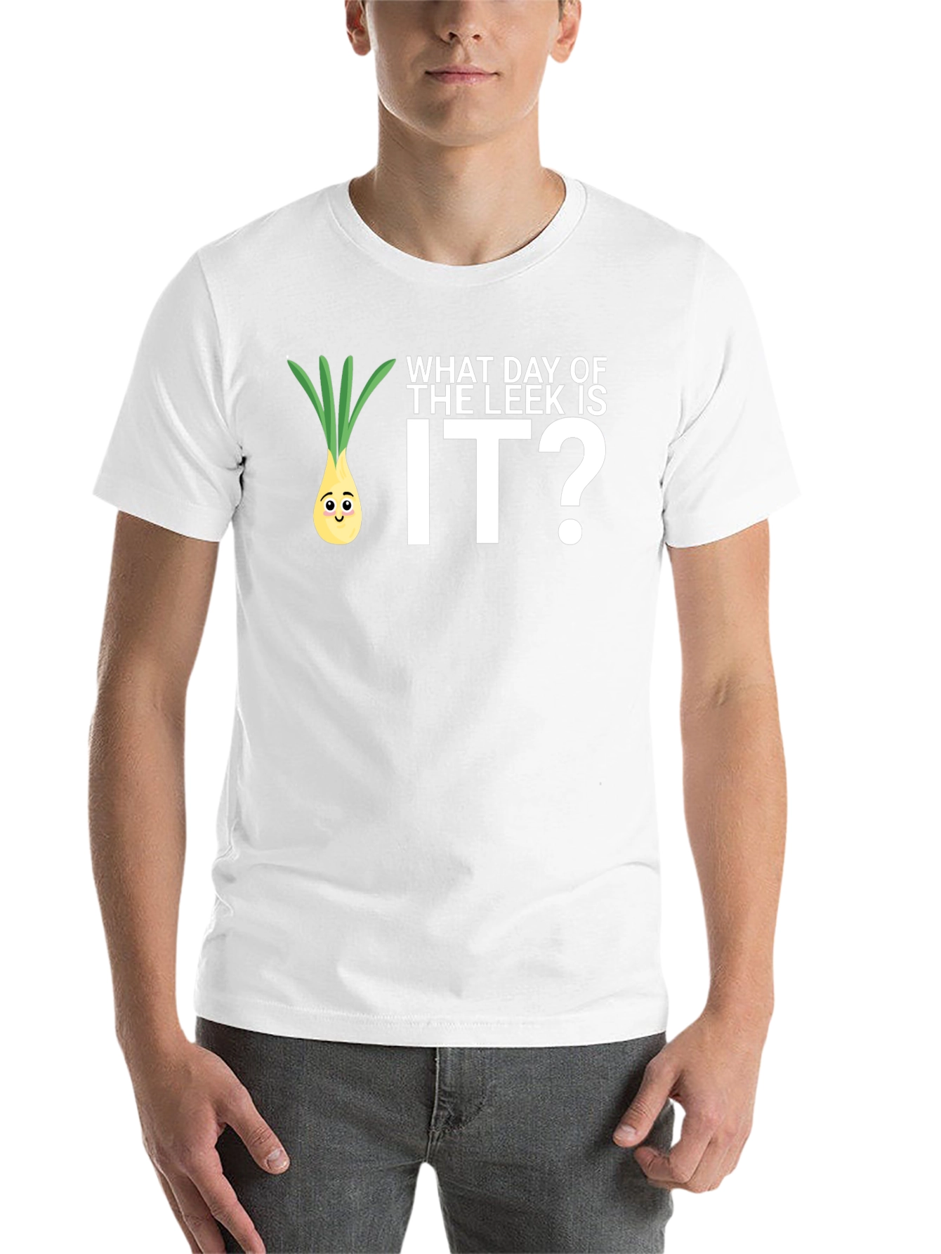 Funny "What Day of the Leek is It?" T-Shirt - 14