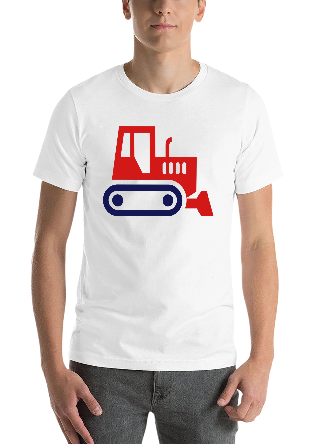 Black Bulldozer Graphic T-Shirt - Black view 14