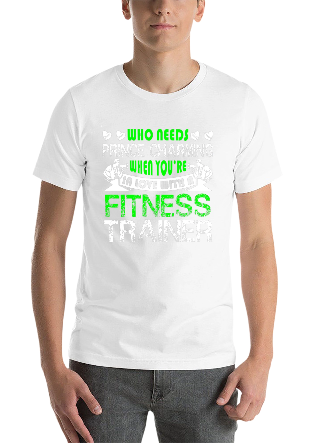 Black Fitness Trainer T-Shirt Funny Gym Workout Tee view 14