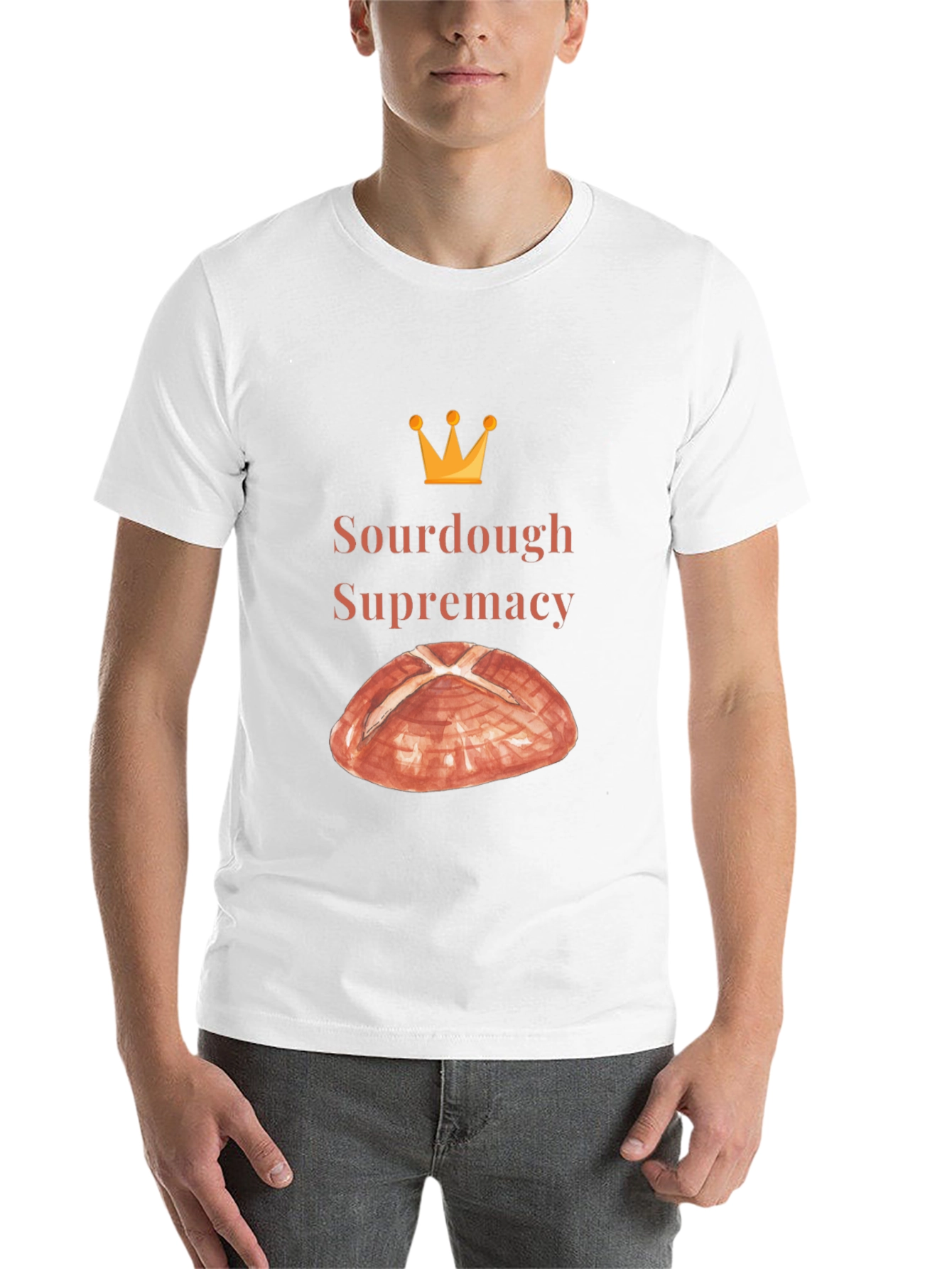 Black Sourdough Supremacy Tee - Bread Lover's T-Shirt view 14