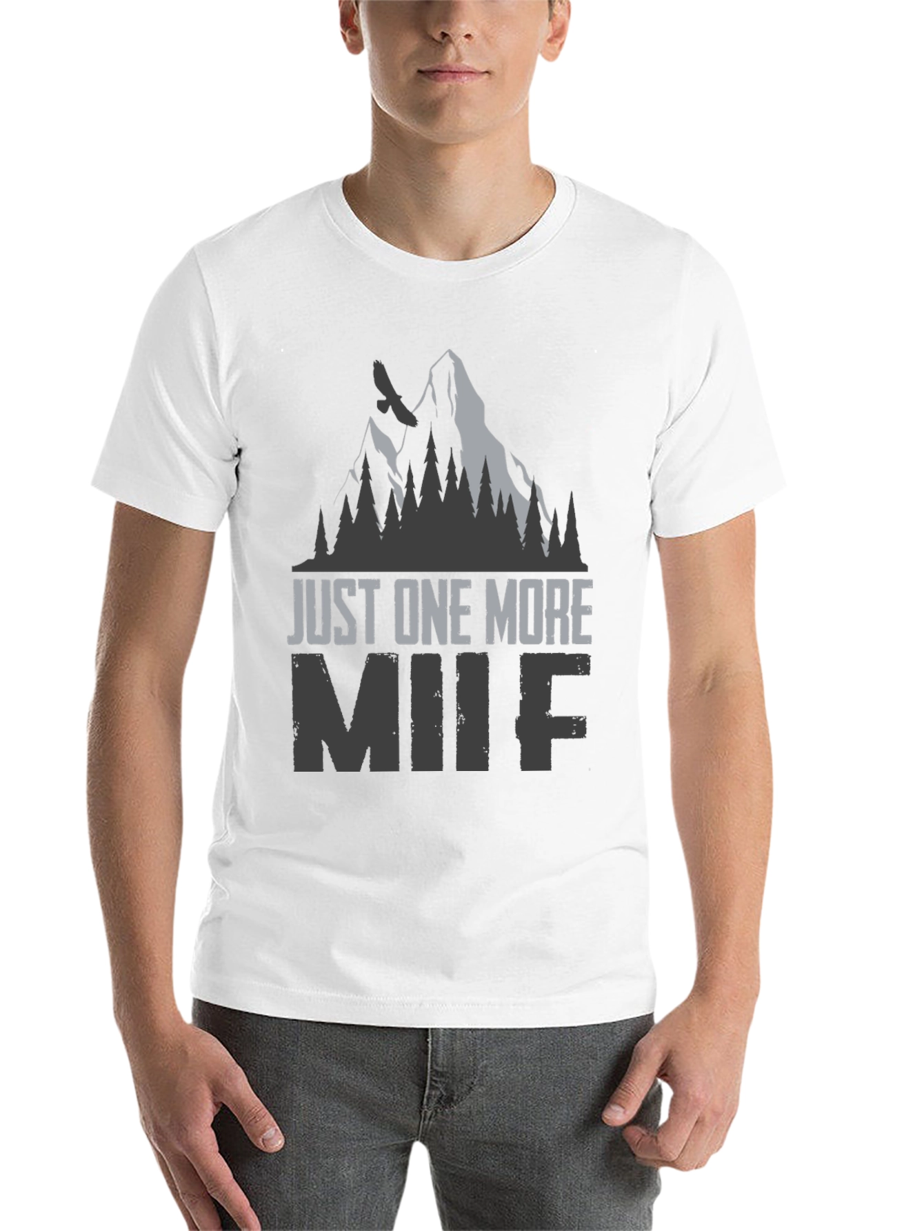 Black Just One More MIIF Graphic T-Shirt view 14