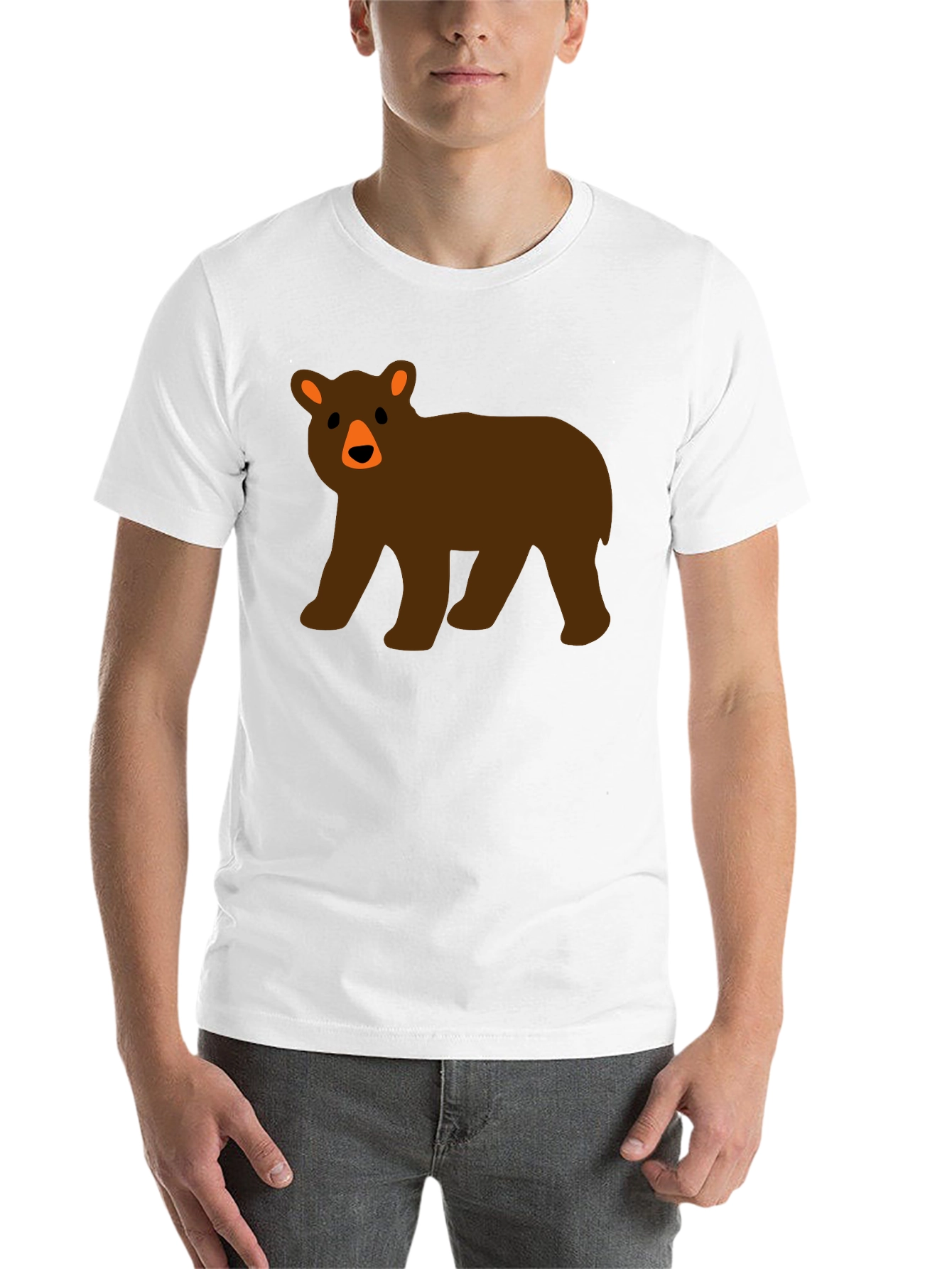 Black Bear Graphic Black T-Shirt view 14