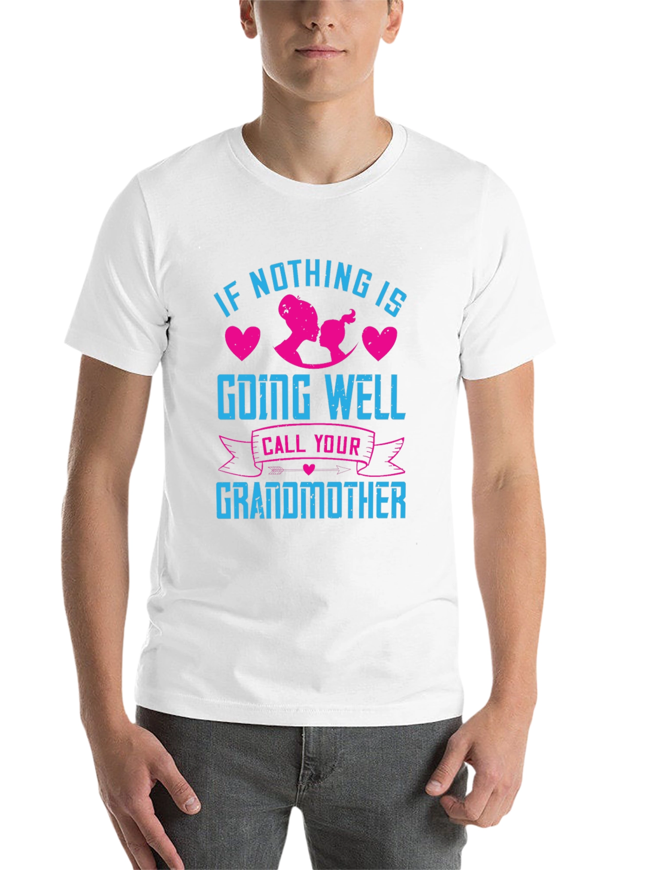 Black Call Your Grandmother T-Shirt - Comfort Fit view 14