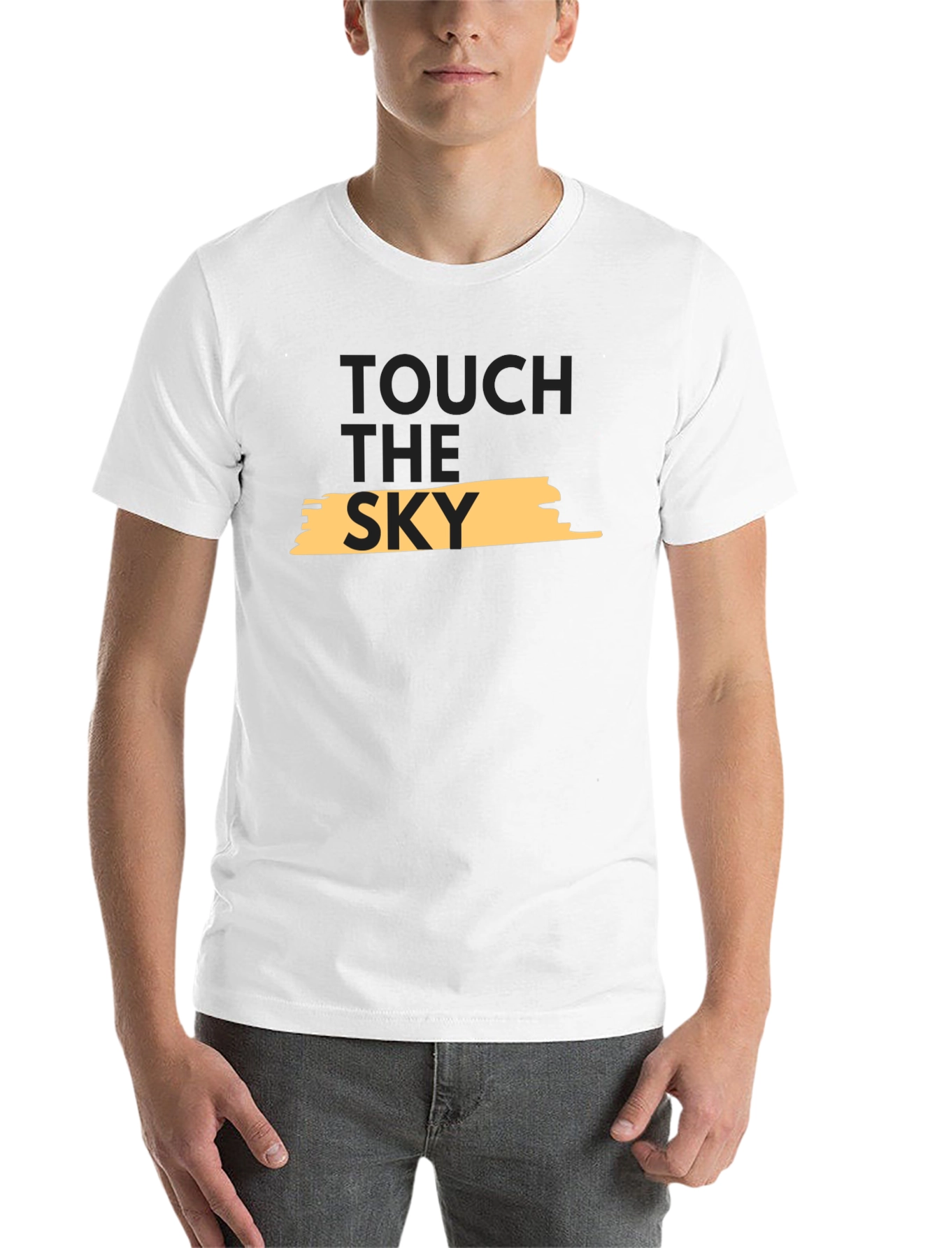 Black Touch The Sky Graphic T-Shirt - Black view 14