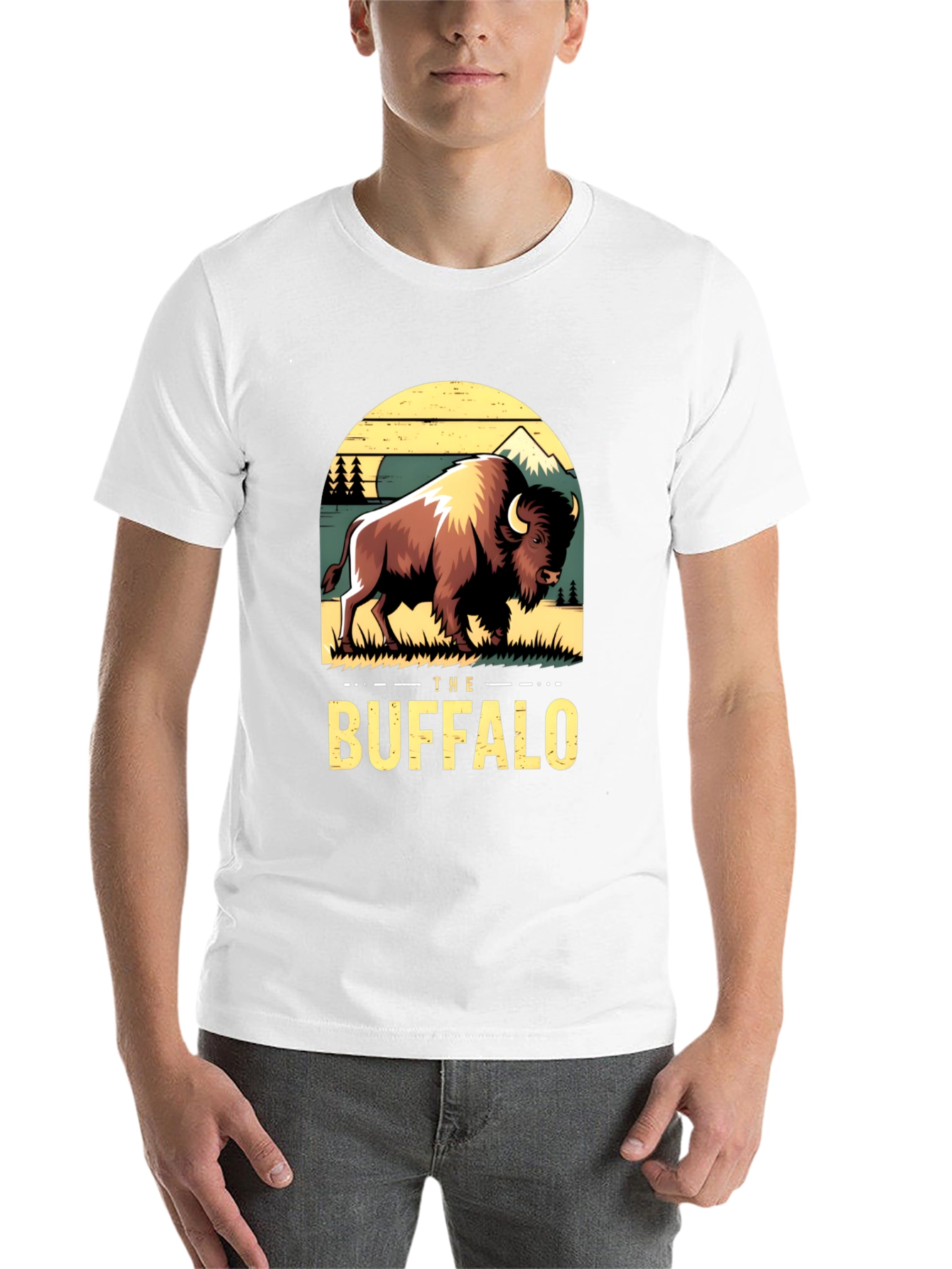 Black The Buffalo Graphic Tee view 14