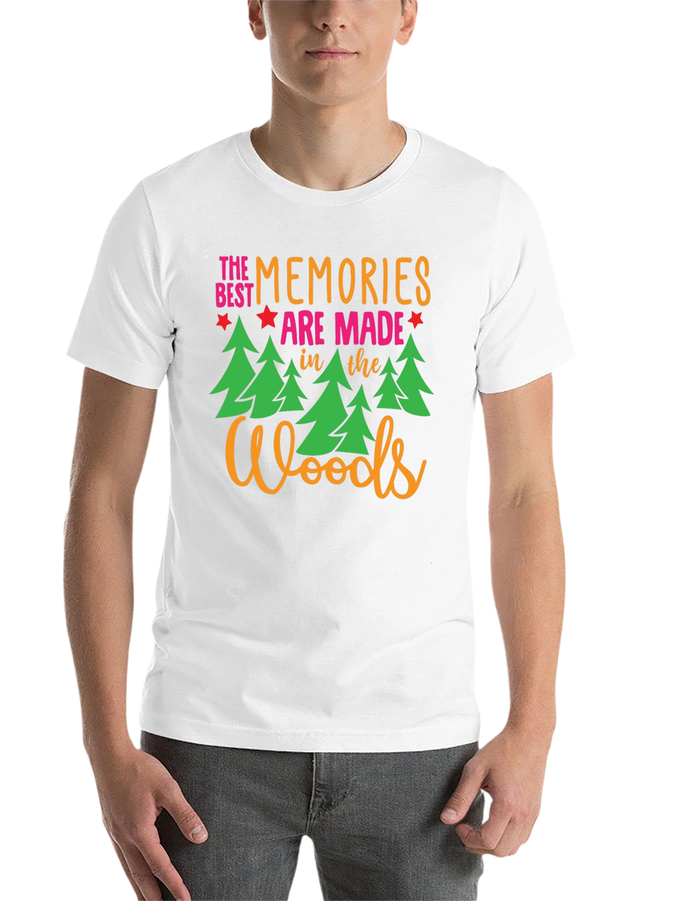 Black Woods Memories Graphic Tee view 14