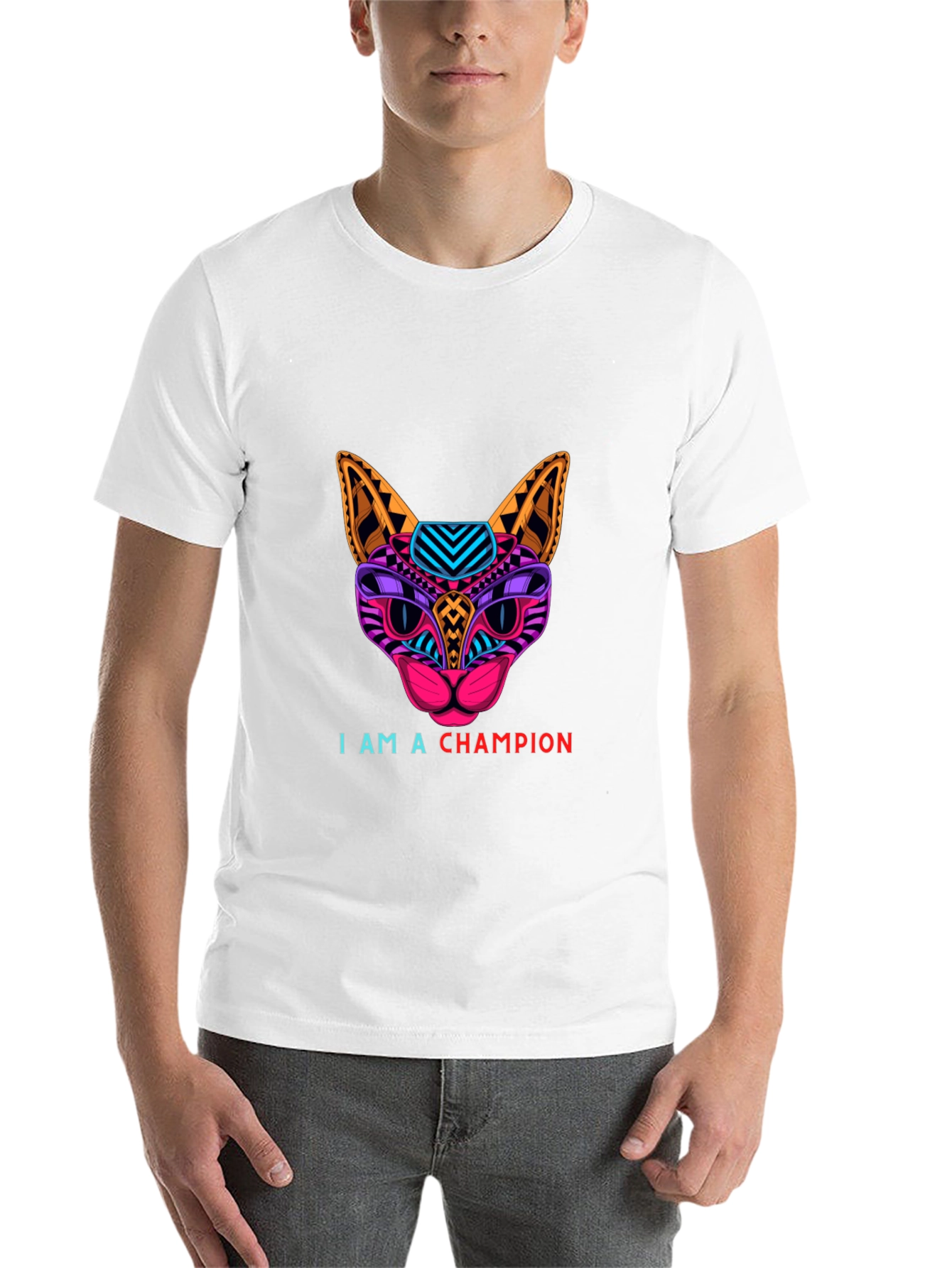 Black Champion Cat Graphic Tee - Stylish Comfort view 14